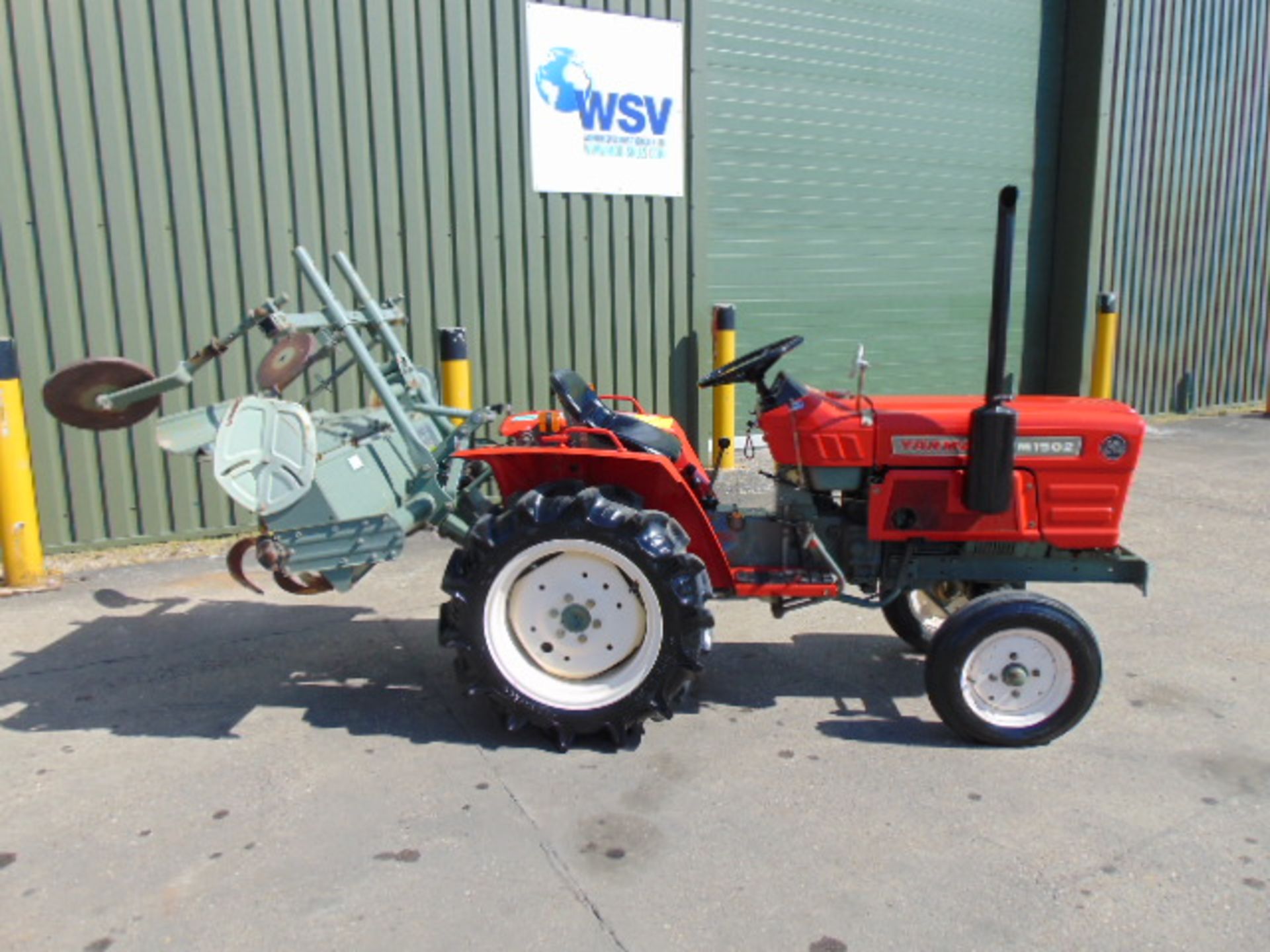 Yanmar YM1502 Compact Tractor c/w Rotavator ONLY 600 HOURS! - Image 6 of 24