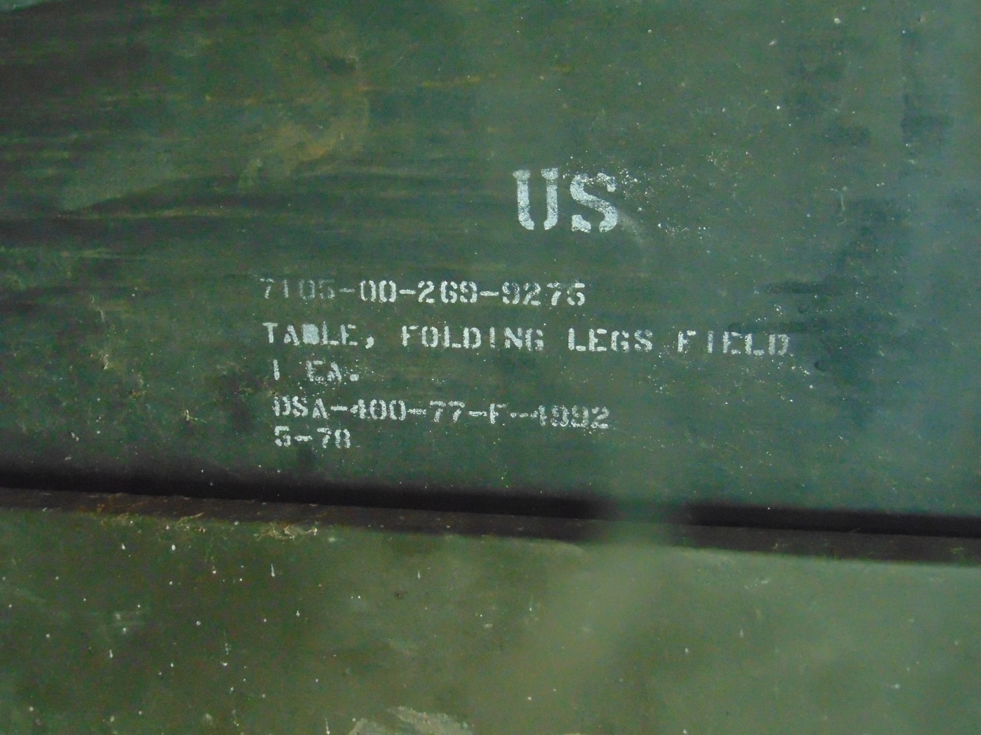 2X US ARMY FIELD TABLES AS SHOWN - Bild 3 aus 3