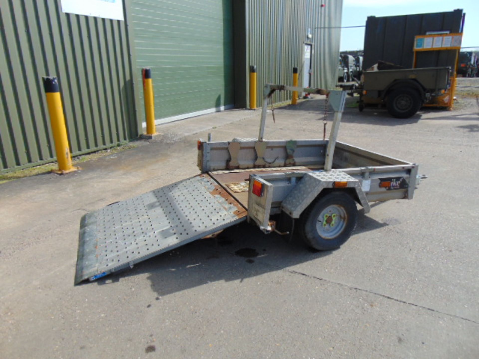 Aluminium 2 Wheel Plant Trailer c/w Rear Ramp - Image 9 of 14