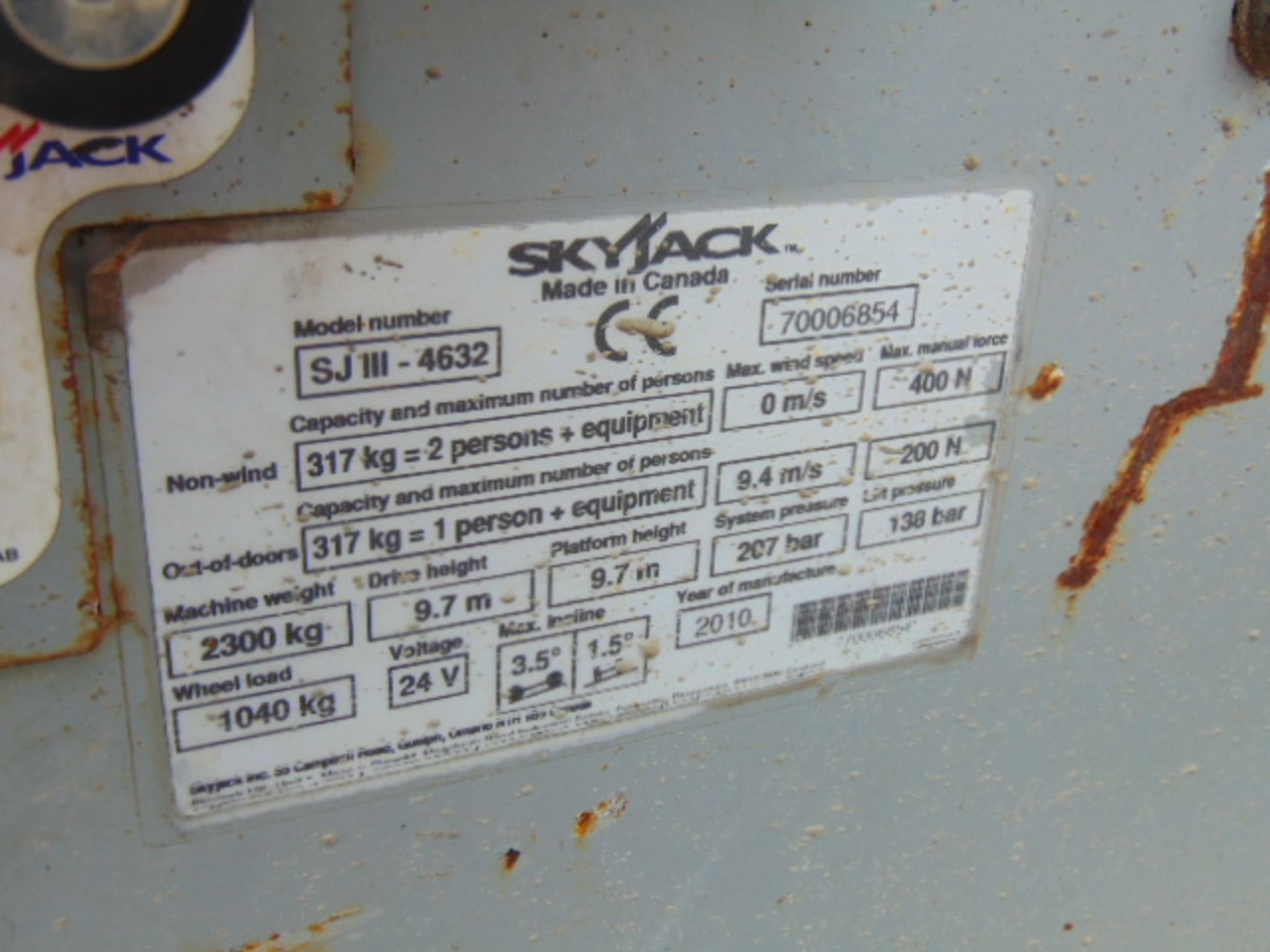 SkyJack SJ4632 Electric Scissor Lift ONLY 219 HOURS! - Image 18 of 18