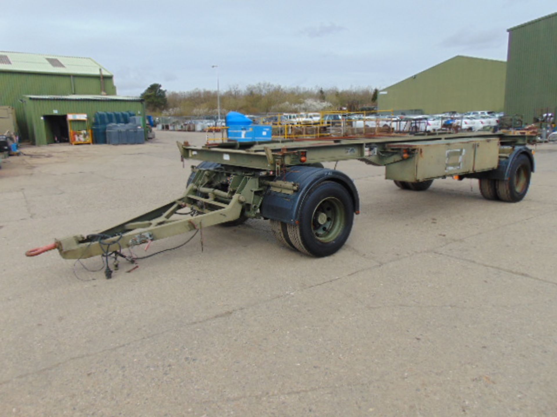 King DB20 2 axle drawbar skeletal trailer - Image 2 of 21