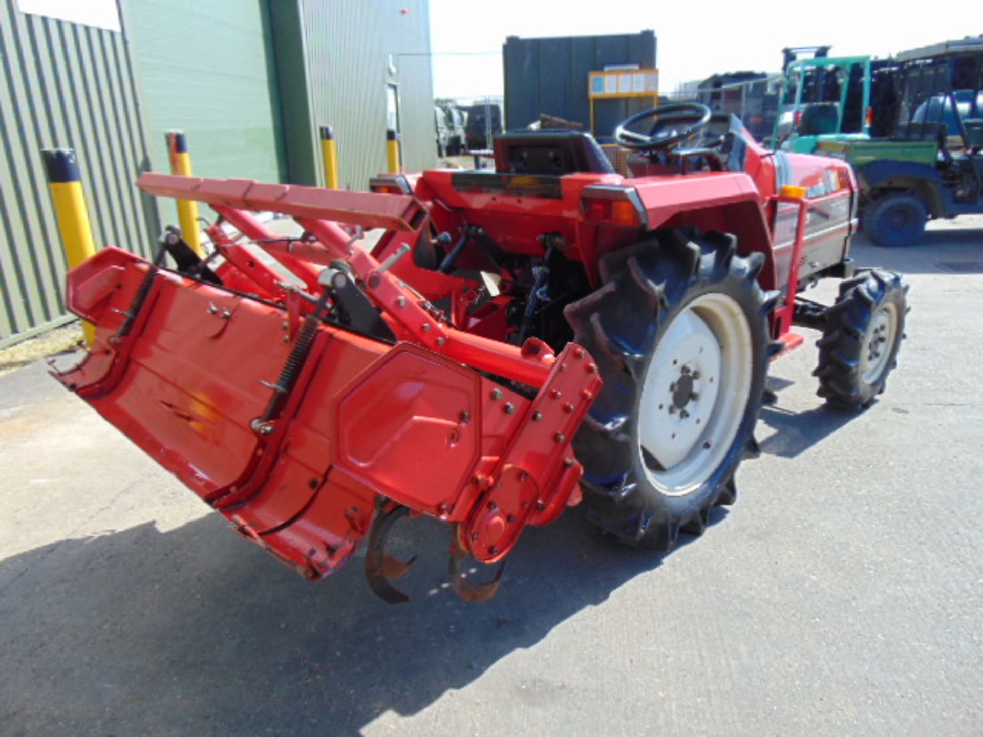 Mitsubishi MT23 4x4 Compact Tractor c/w Rotavator ONLY 1,383 HOURS! - Image 6 of 21