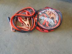 2 PAIRS OF H/D JUMP LEADS