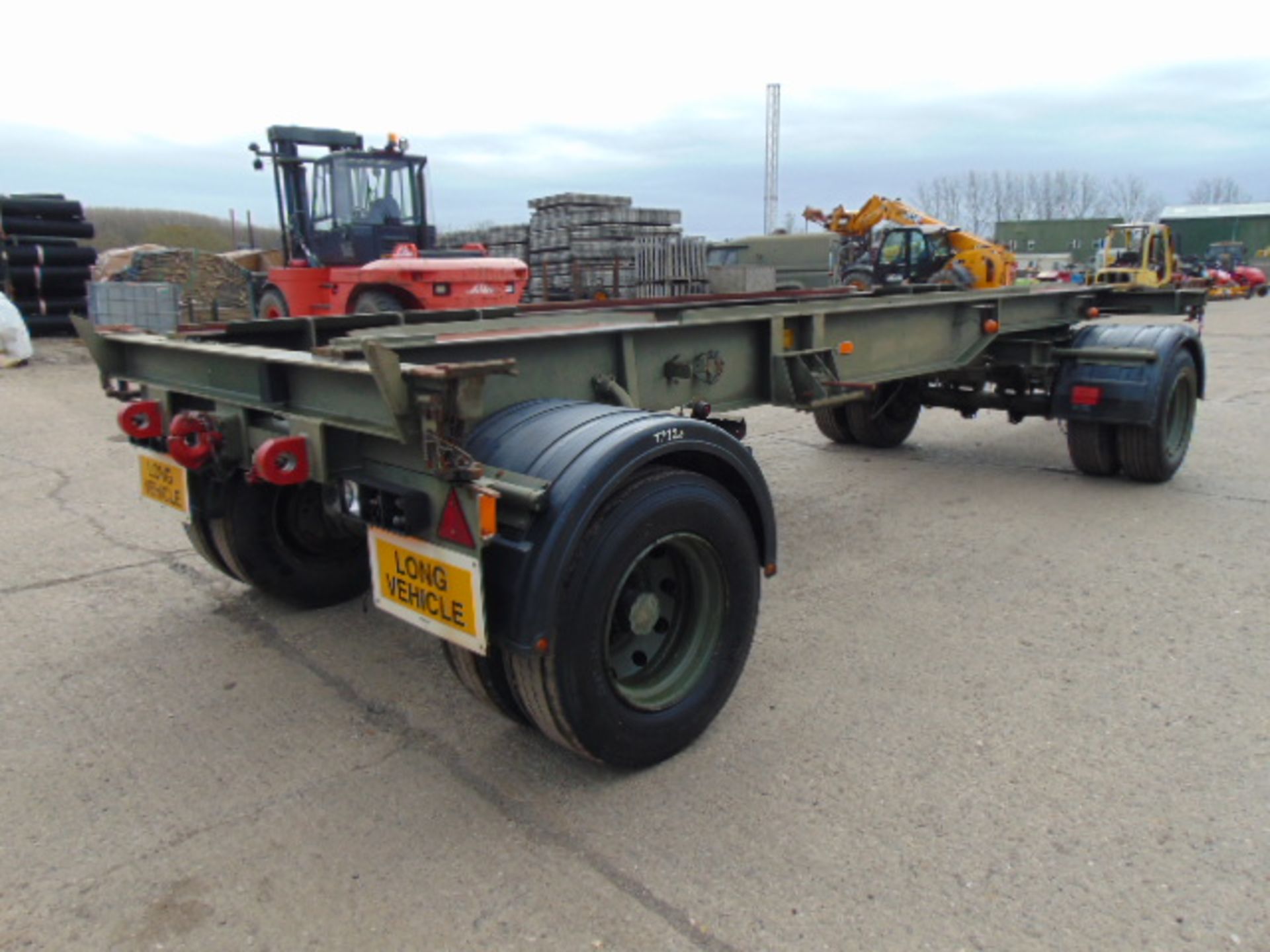 King DB20 2 axle drawbar skeletal trailer - Image 6 of 21