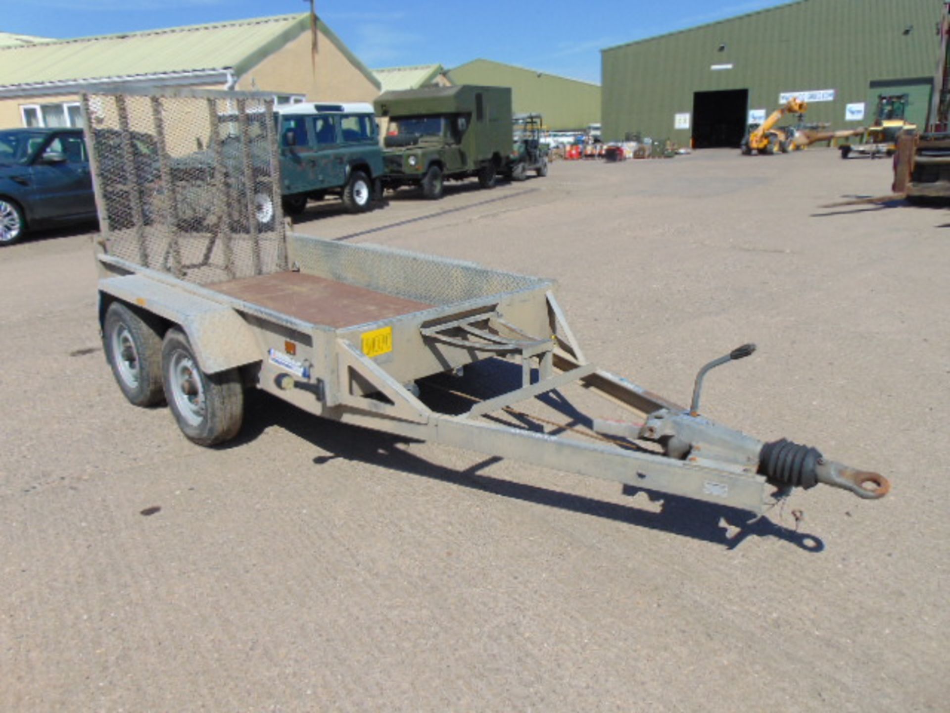 Indespension 2.7 Tonne Twin Axle Plant Trailer c/w Ramps