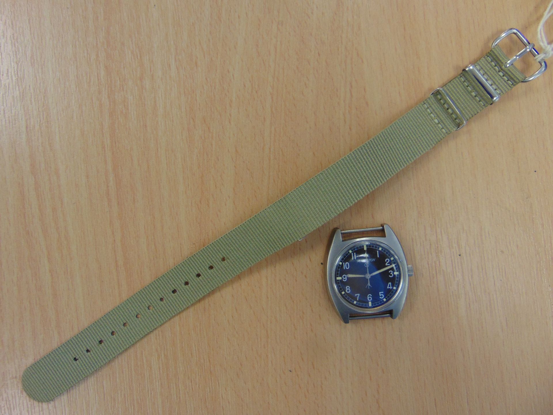 V.V. RARE UNISSUED HAMITON WIND UP W10 SERVICE WATCH NATO MARKINGS DATED 1973 - Image 8 of 8