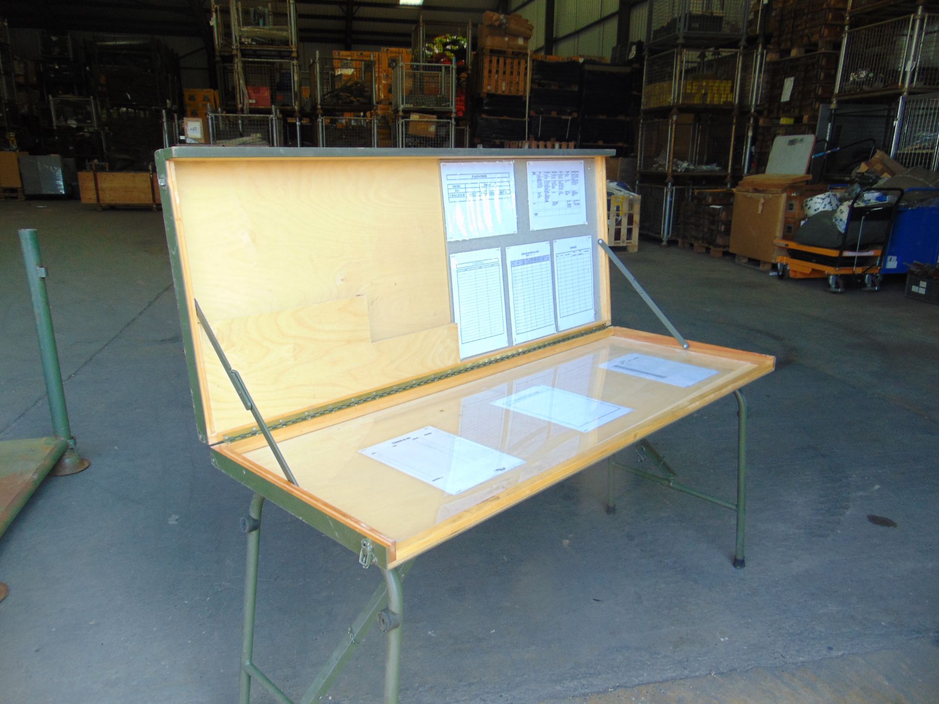 5X BRITISH ARMY FIELD TABLES - Image 6 of 8