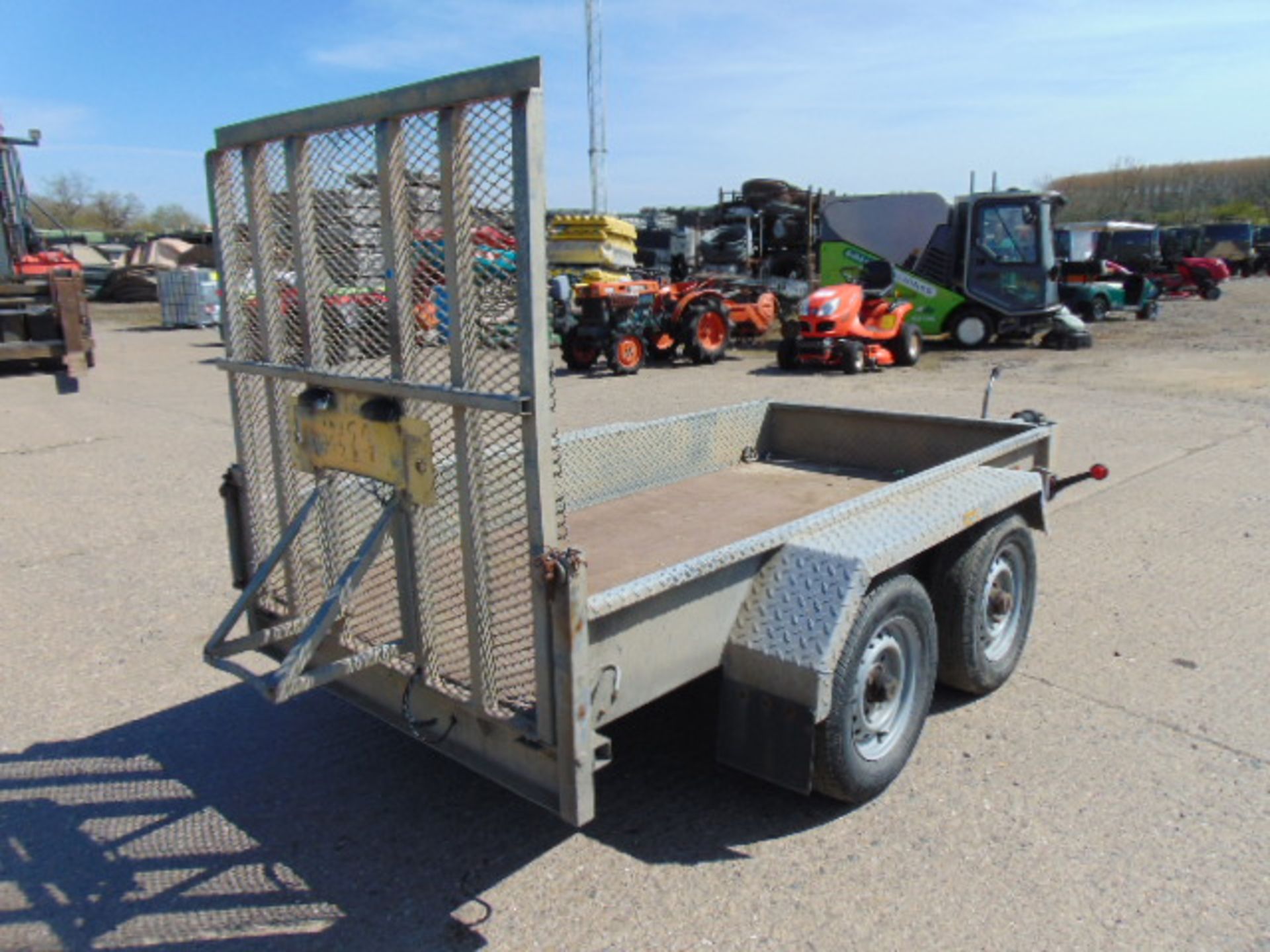 Indespension 2.7 Tonne Twin Axle Plant Trailer c/w Ramps - Image 6 of 16