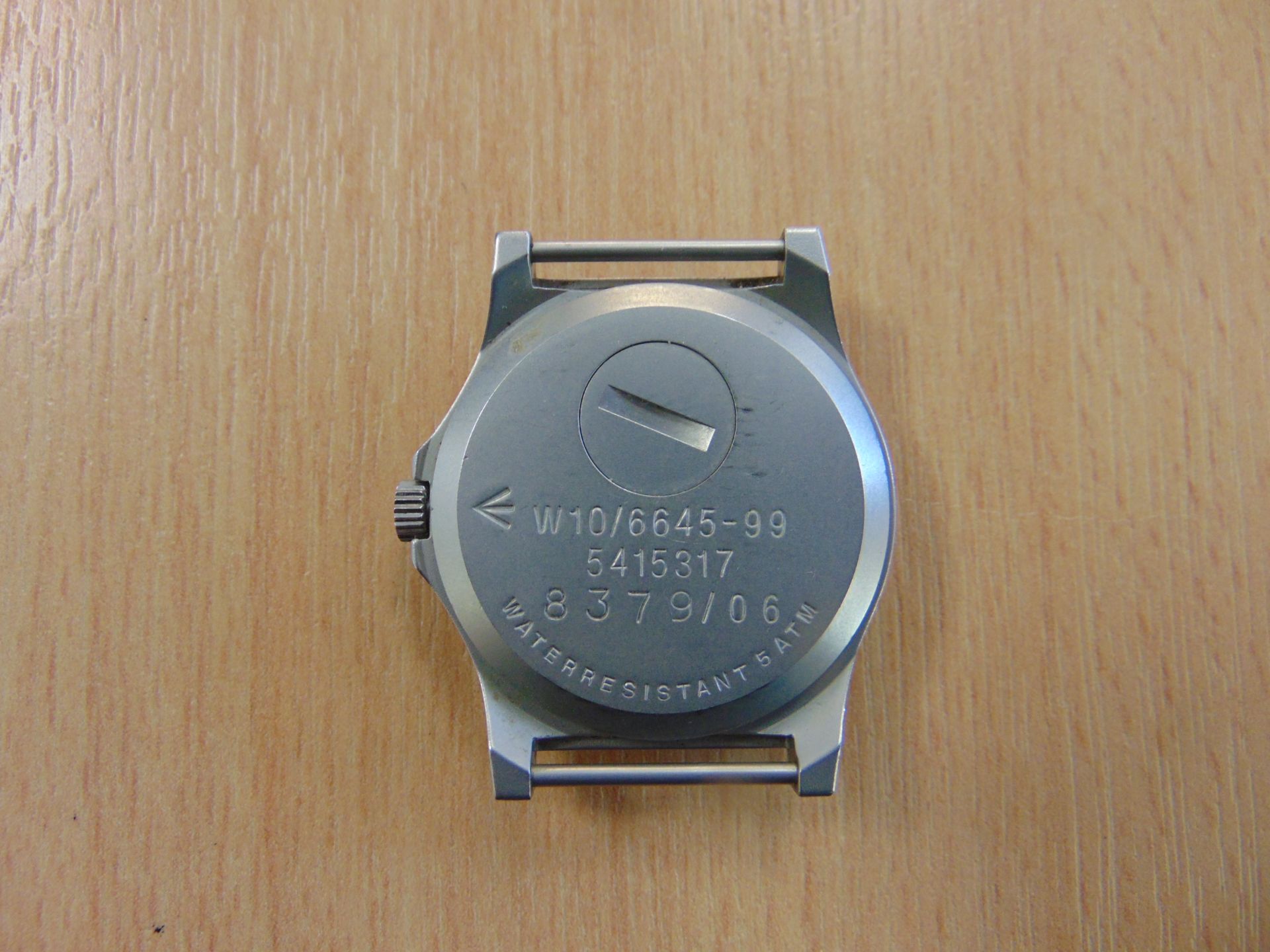 VERY NICE CWC W10 SERVICE WATCH WATER PROOF TO 5 ATM NATO MARKED DATED 2006 - Image 9 of 12