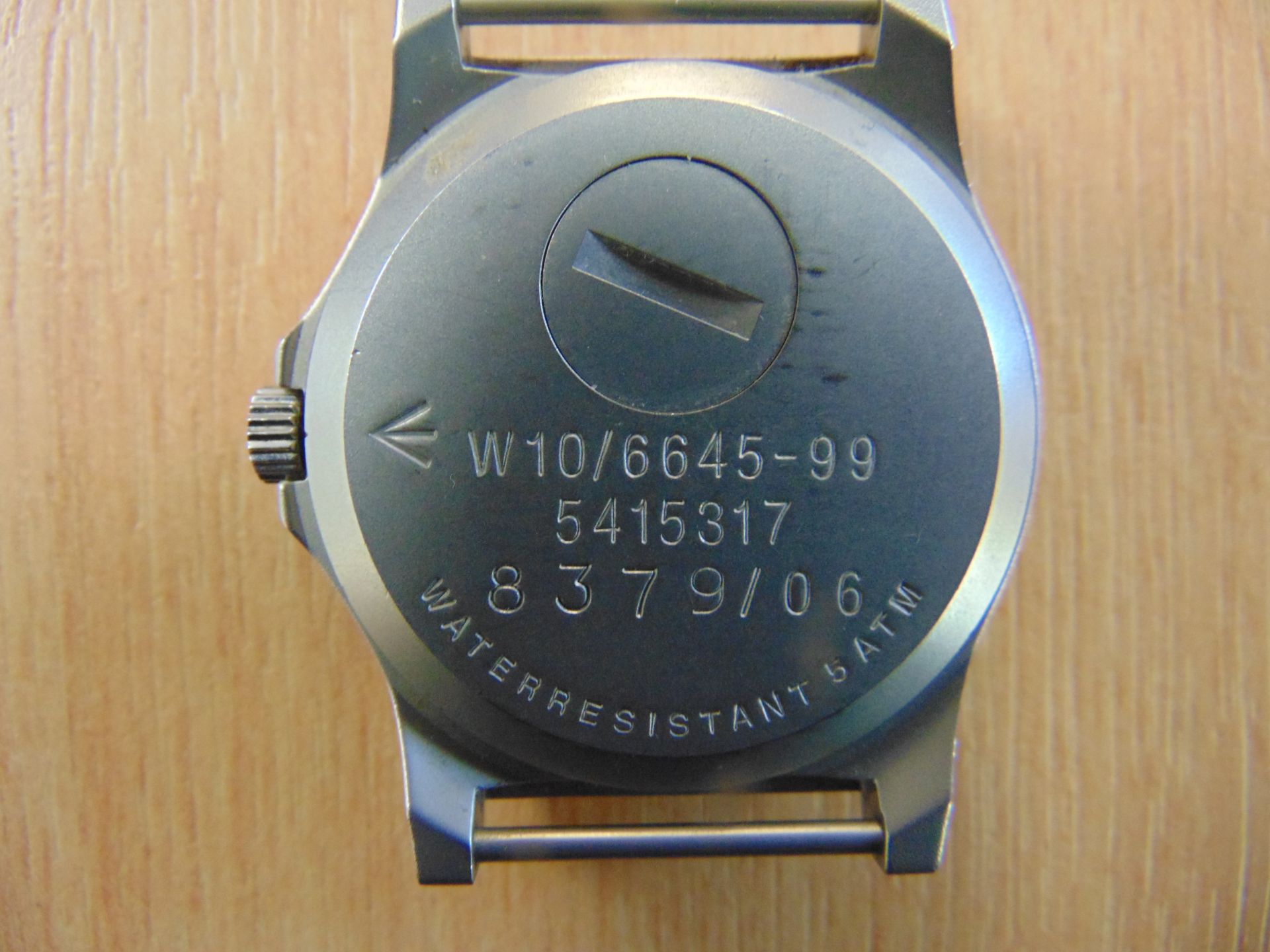 VERY NICE CWC W10 SERVICE WATCH WATER PROOF TO 5 ATM NATO MARKED DATED 2006 - Image 10 of 12