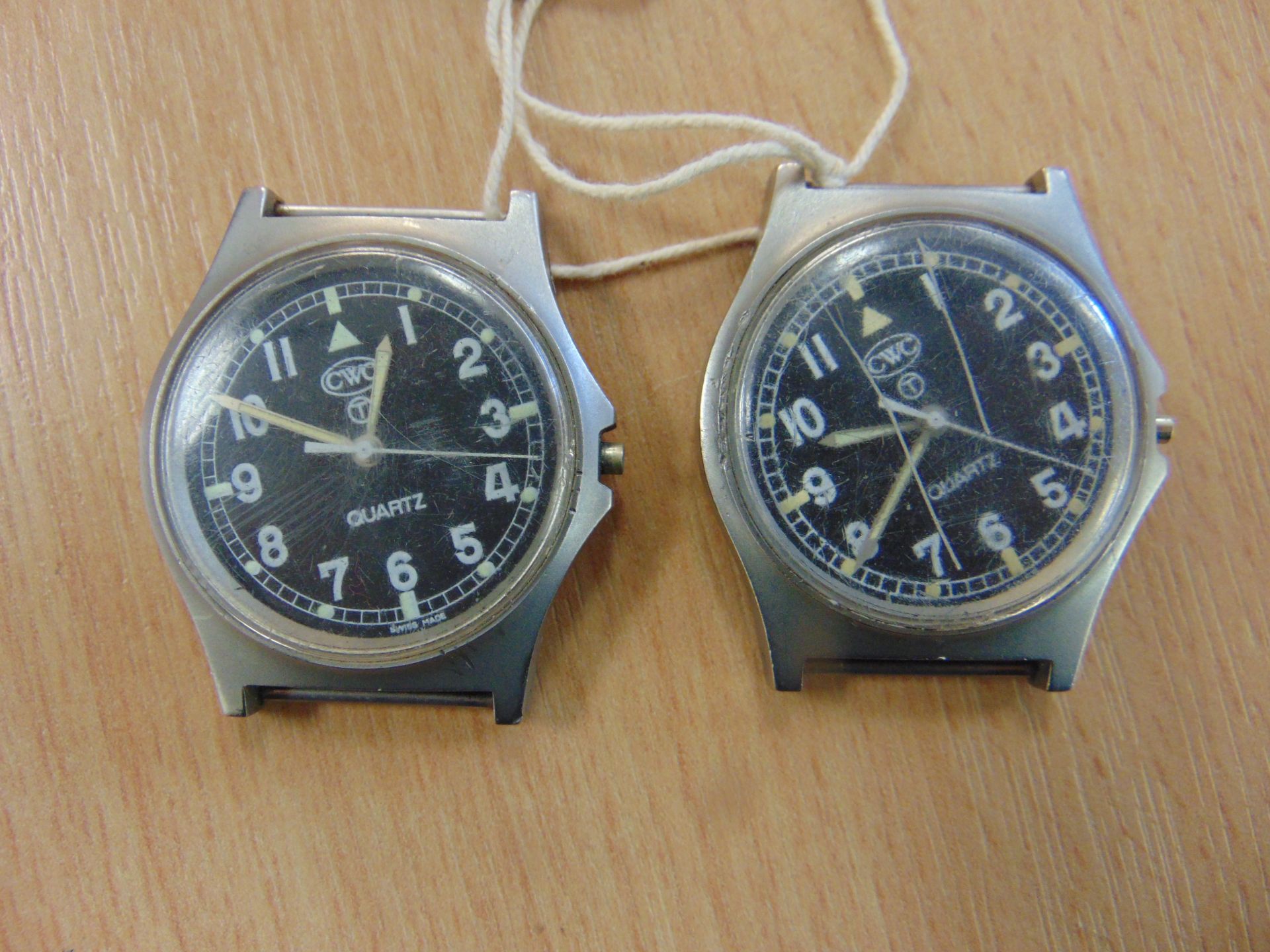 2X CWC 0552 ROYAL MARINES ISSUE SERVICE WATCHES NATO MARKED DATE: 1988/89 - SPARES/ REPAIR - Image 2 of 9