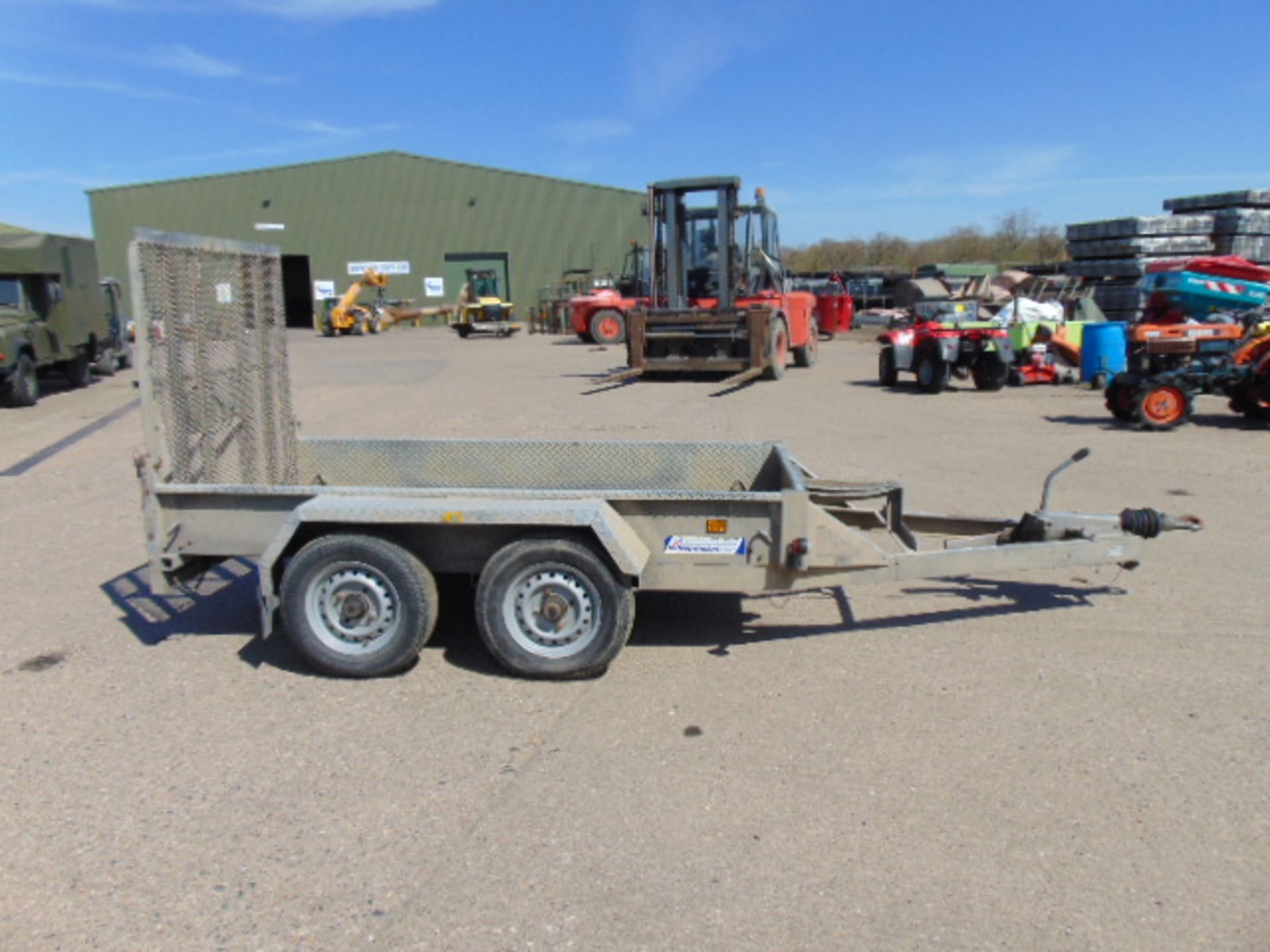 Indespension 2.7 Tonne Twin Axle Plant Trailer c/w Ramps - Image 5 of 16