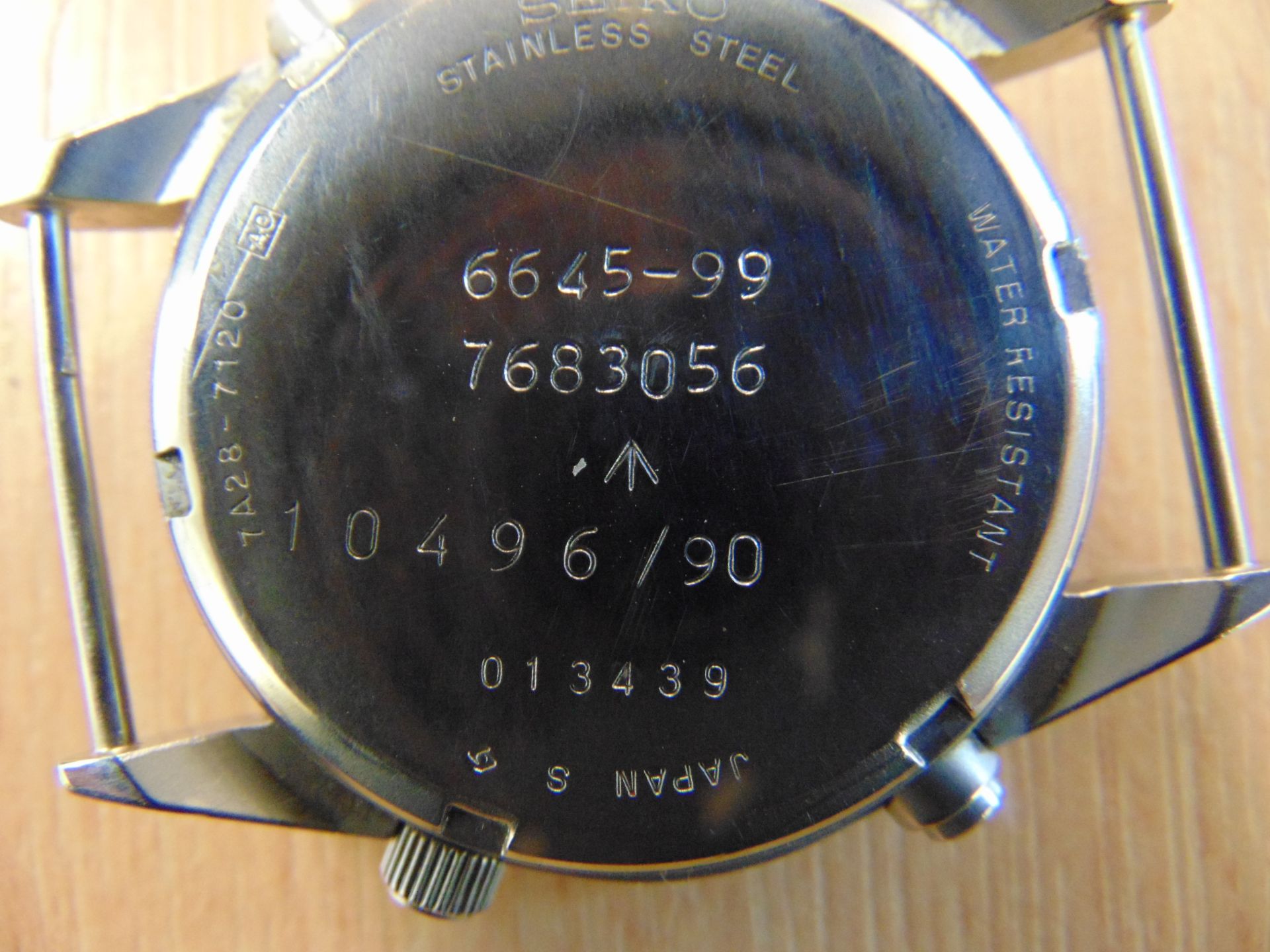 SEIKO GEN 1 PILOTS CHRONO RAF ISSUE Watch NATO MARKINGS DATED 1990 - Image 7 of 10