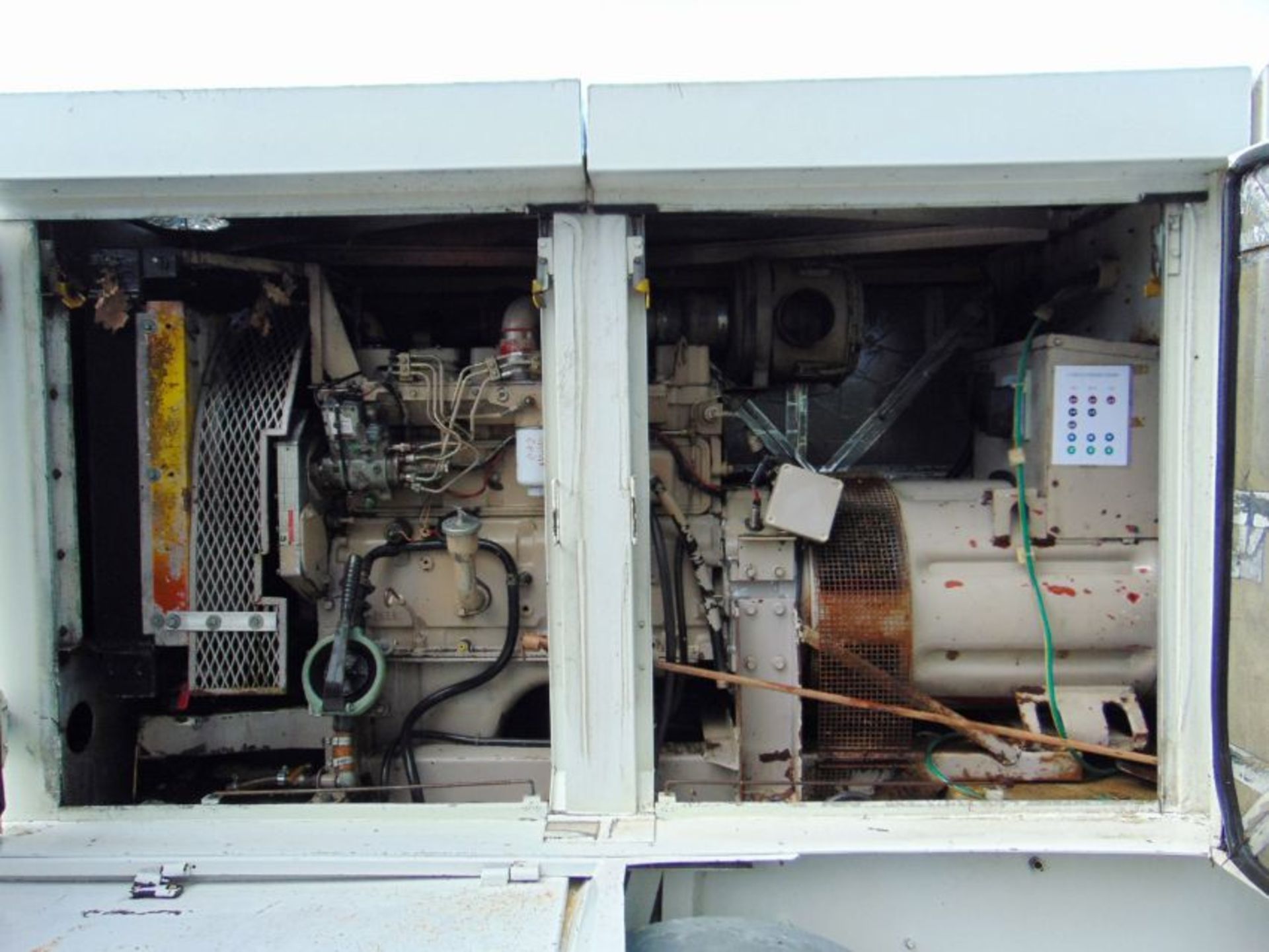 Trailer Mounted Containerised 130 KVA Mecc Alte Diesel Generator - Image 8 of 20