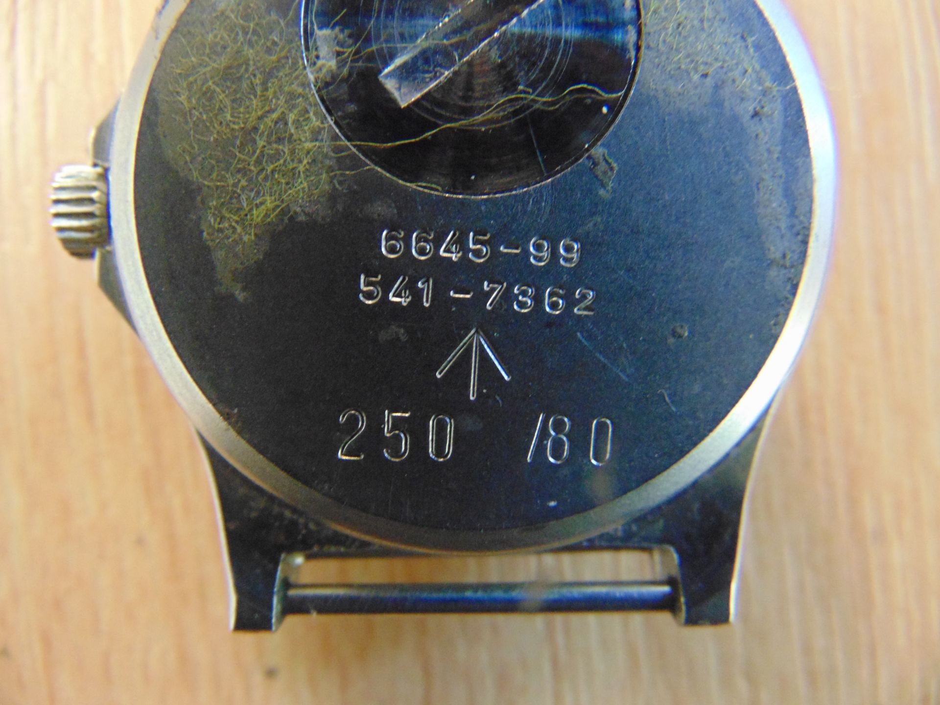 V. RARE FAT BOY CWC SERVICE WATCH WITH DATE NATO. MARKED DATED 1980 - Image 5 of 5