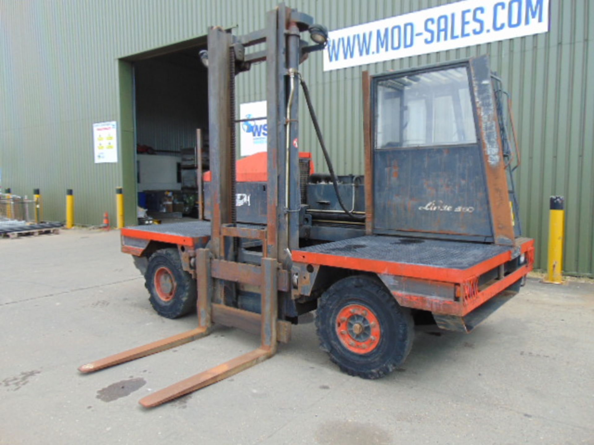 Linde S50 Sideloader Diesel Forklift - Image 4 of 15