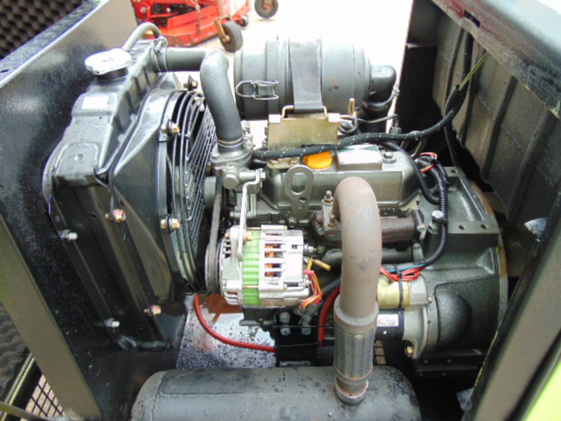 Pramac P11000 Single Phase 10.3 KVA Yanmar Diesel Silenced Generator 1,641 HRS ONLY - Image 10 of 12