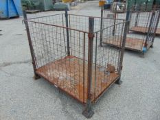 Steel Stacking Stillage with removeable sides and corner posts