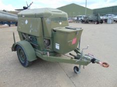 Ex Uk Royal Air Force Trailer Mounted 25 KVA Generator