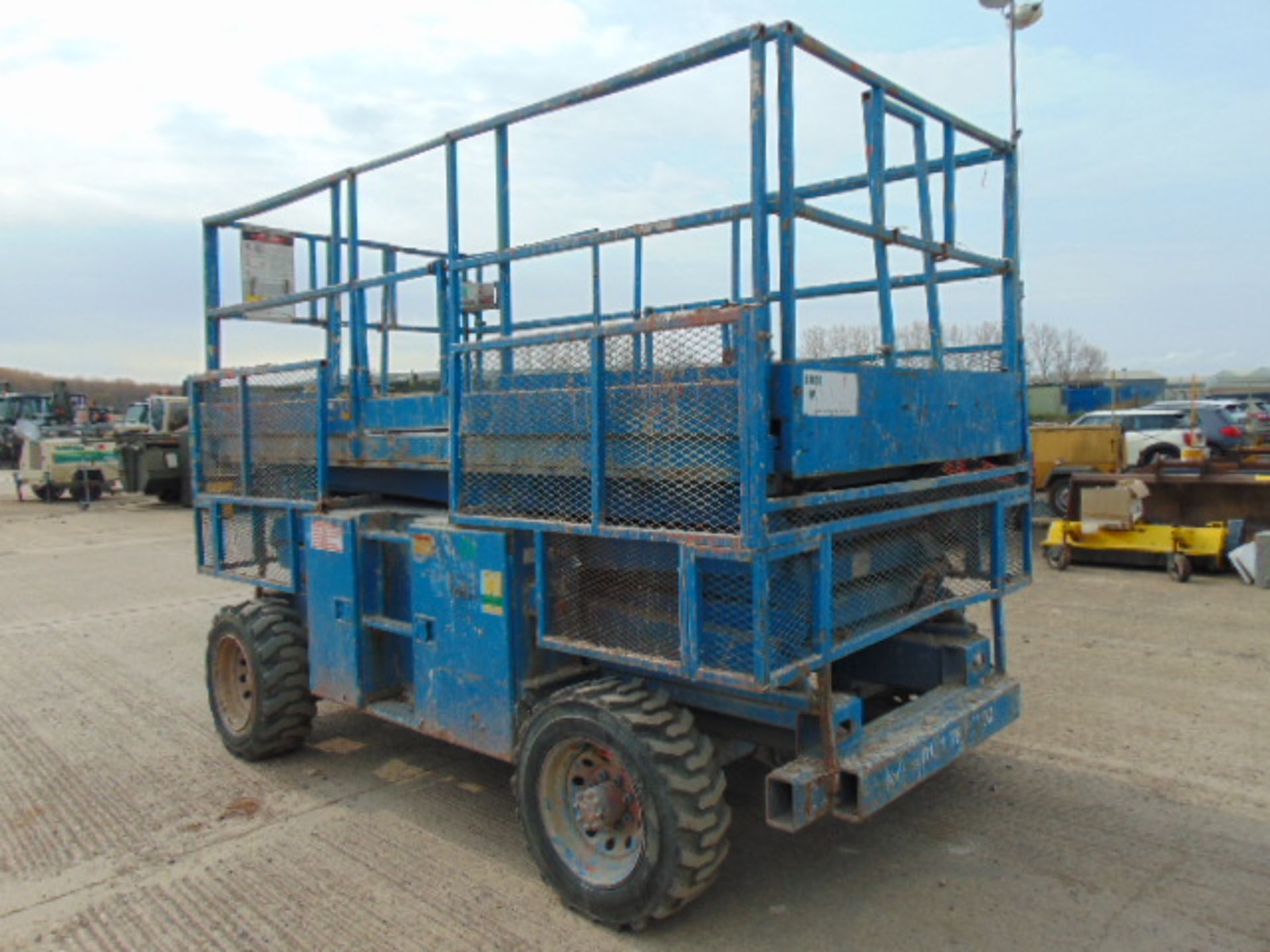 SkyJack SJ8831 Rough Terrain Diesel Scissor Lift 2244 hours only. - Image 8 of 15