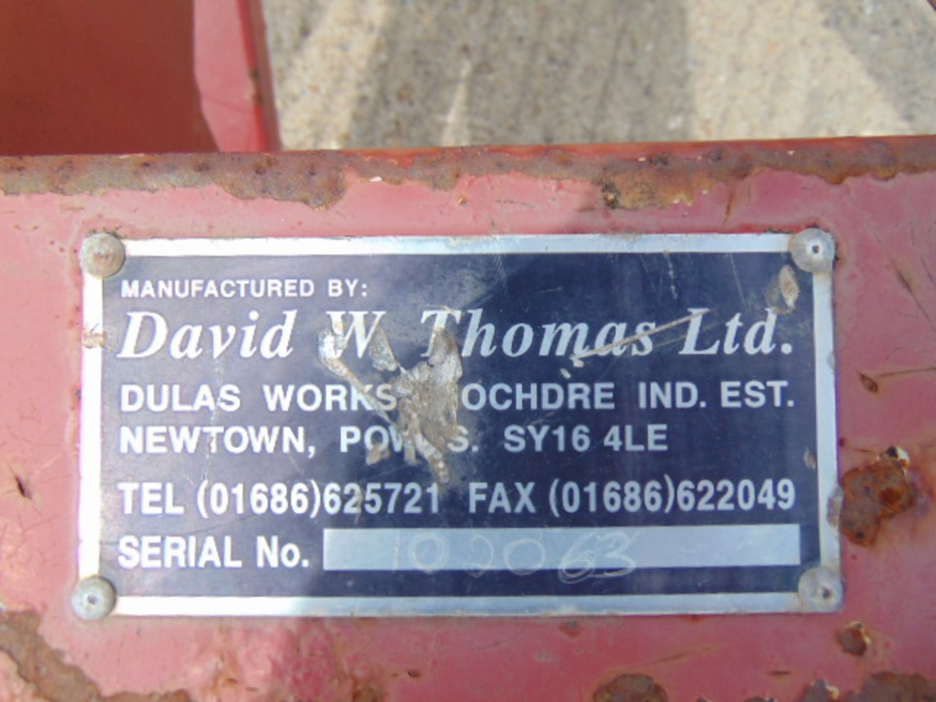 David Thomas Tractor Mounted Post Knocker / Driver - Image 7 of 7