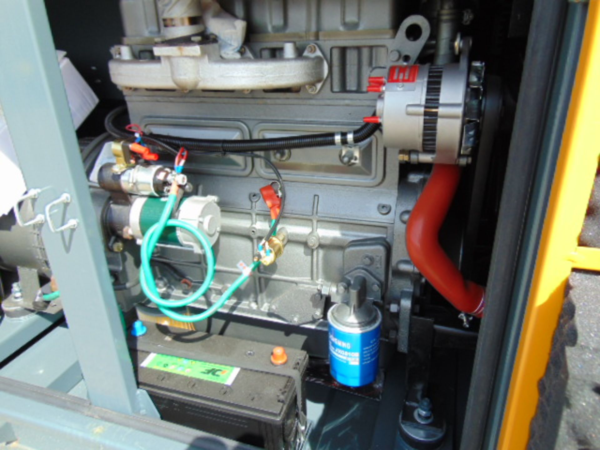 2020 UNISSUED 40 KVA 3 Phase Silent Diesel Generator Set. This generator is 3 phase 380 volt 50 Hz - Image 13 of 19