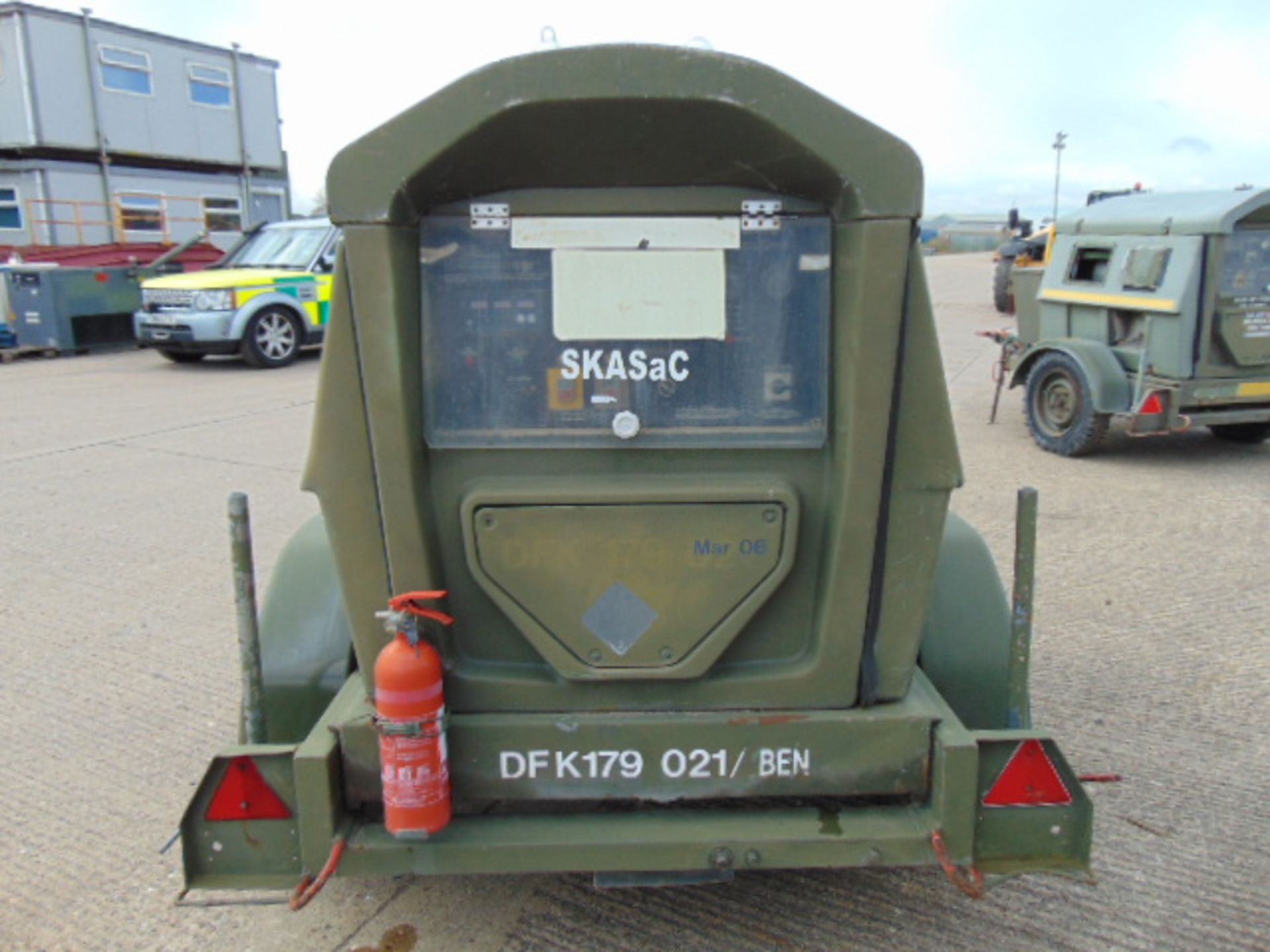 Ex Uk Royal Air Force Trailer Mounted 25 KVA Generator - Image 7 of 13