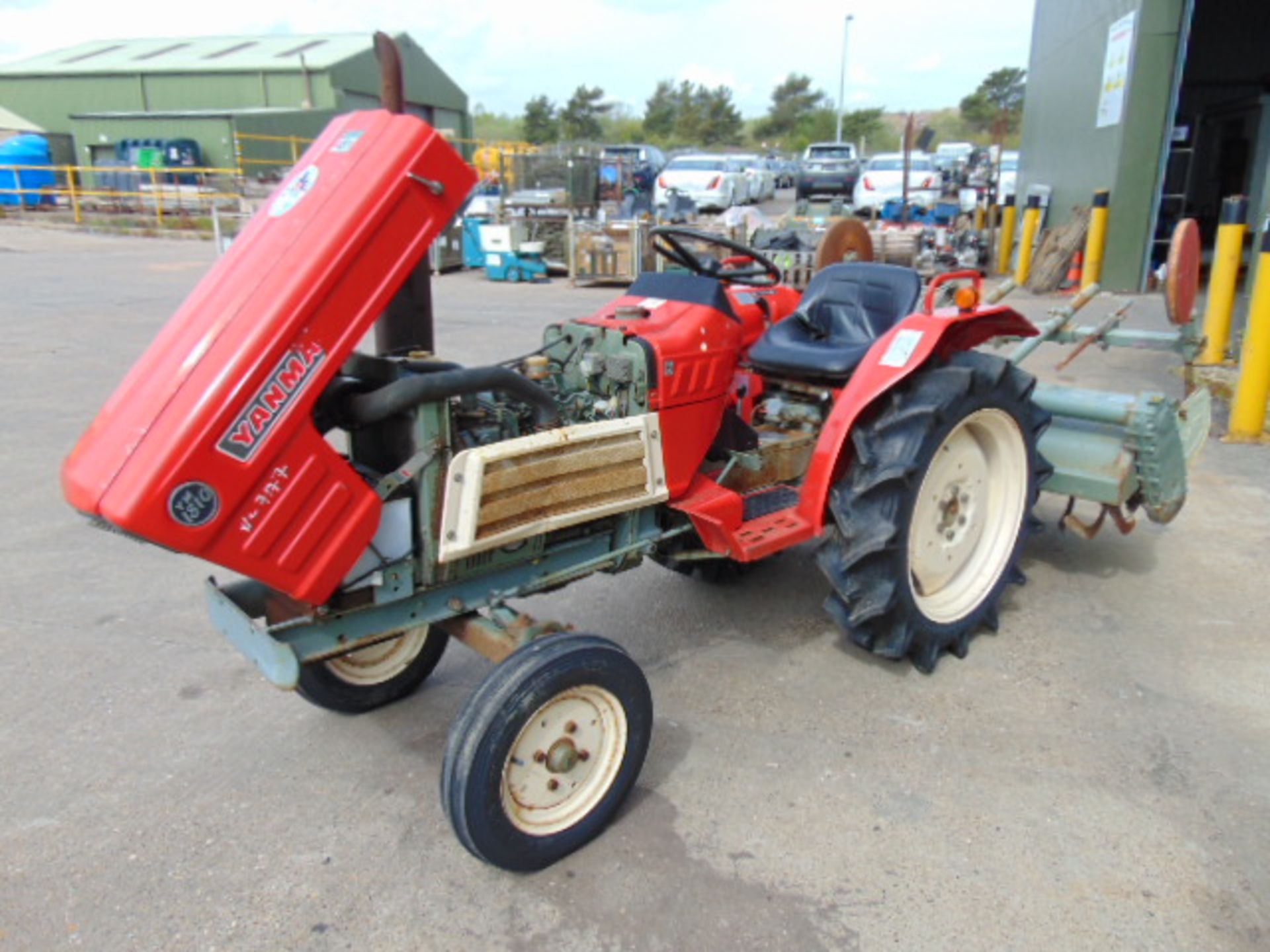 Yanmar YM1810 Compact Tractor c/w Rotavator ONLY 290 HOURS! - Image 21 of 23