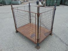 Steel Stacking Stillage with removeable sides and corner posts