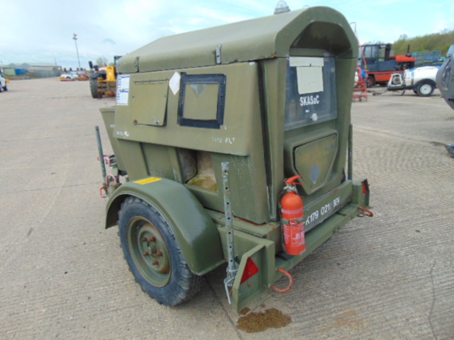 Ex Uk Royal Air Force Trailer Mounted 25 KVA Generator - Image 8 of 13