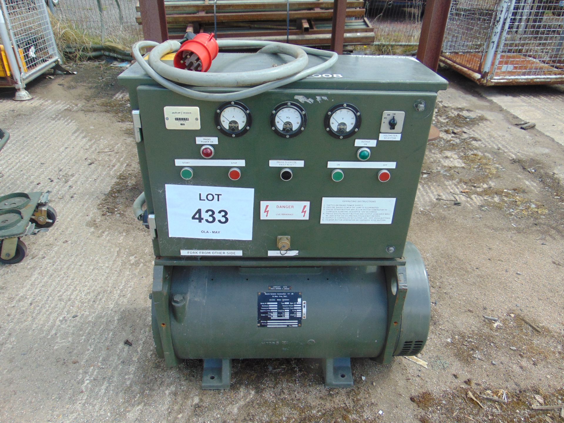 15 KVA 400 CPS GROUND POWER UNIT C/W CABLE - Image 2 of 5