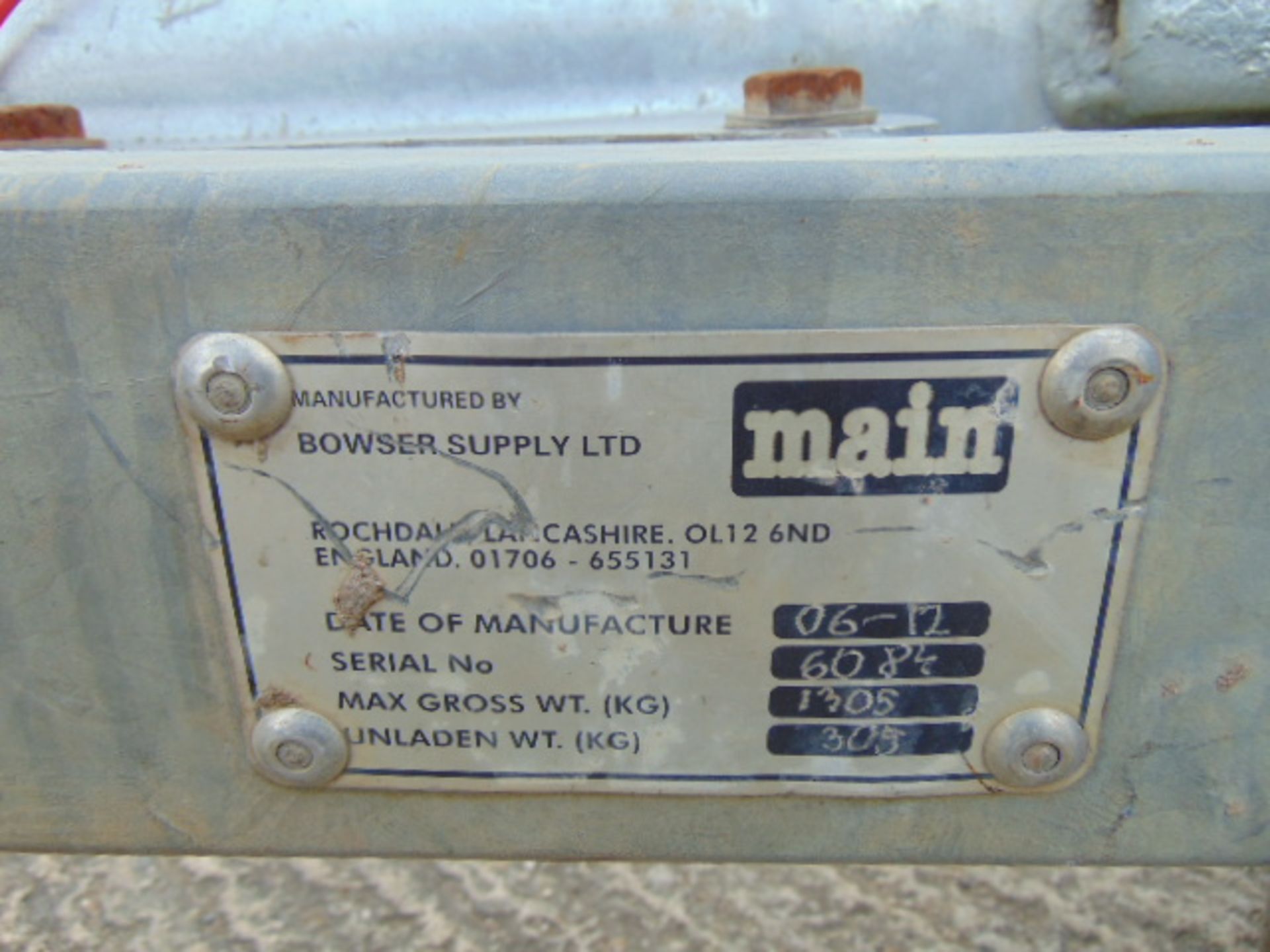 Water Bowser Trailer - Image 12 of 12