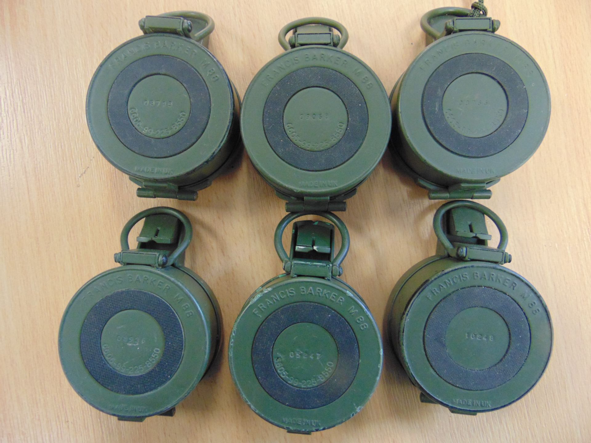 6X BRITISH ARMY FRANCIS BAKER M88 COMPASSES - Bild 2 aus 12