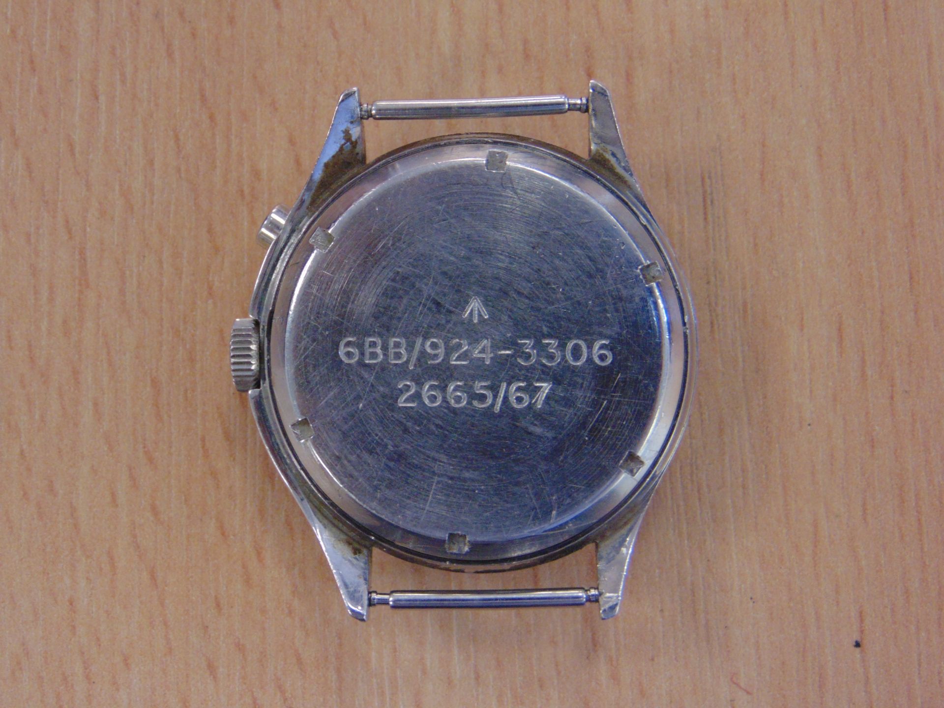 VERY RARE LEMONIA INCABLOC 6BB/924-3306 RAF ISSUE PILOTS CHRONO DATED 1967 - Image 4 of 10