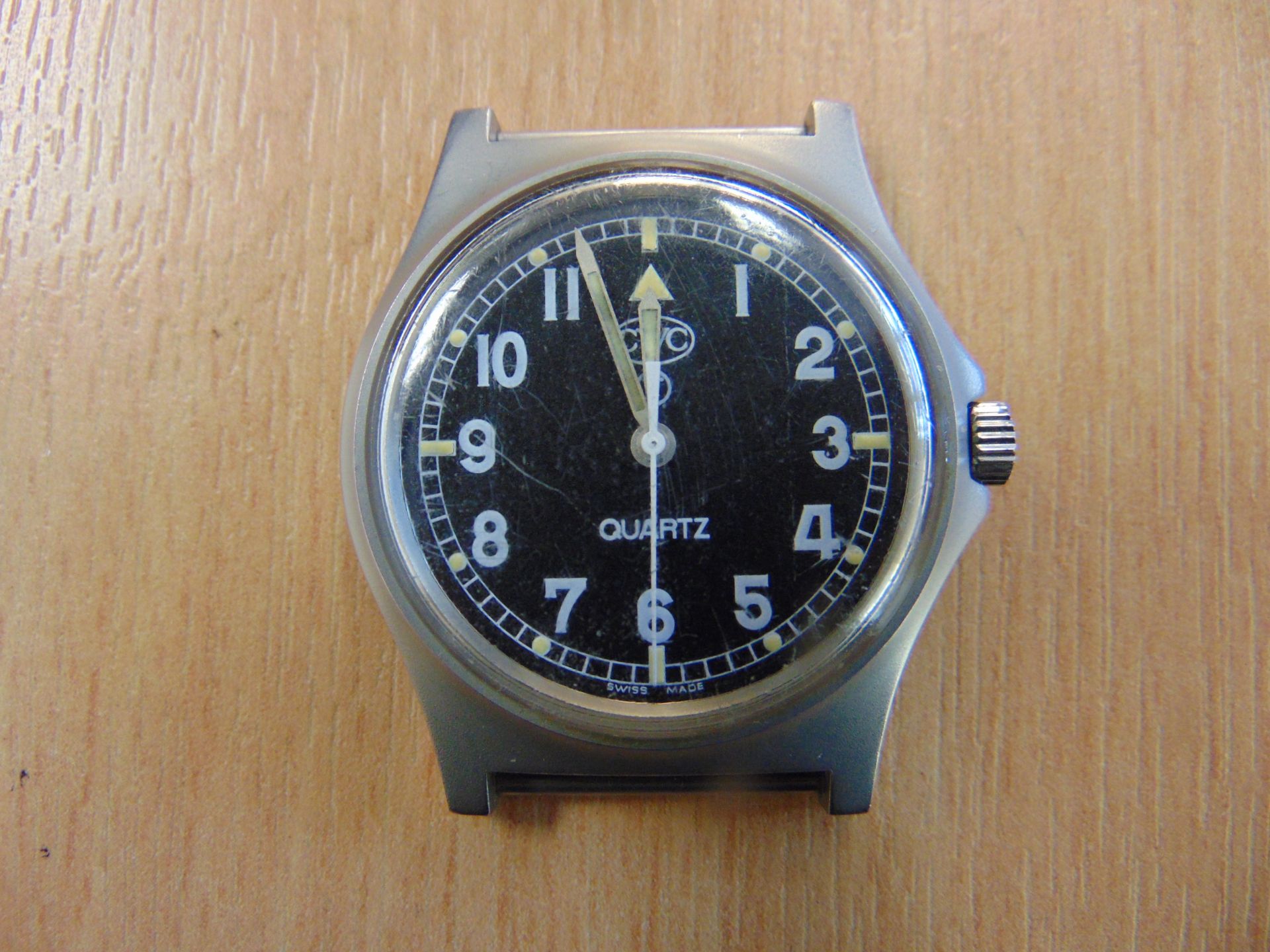 VERY NICE CWC W10 SERVICE WATCH WATER PROOF TO 5 ATM NATO MARKED DATED 2006 - Image 6 of 12
