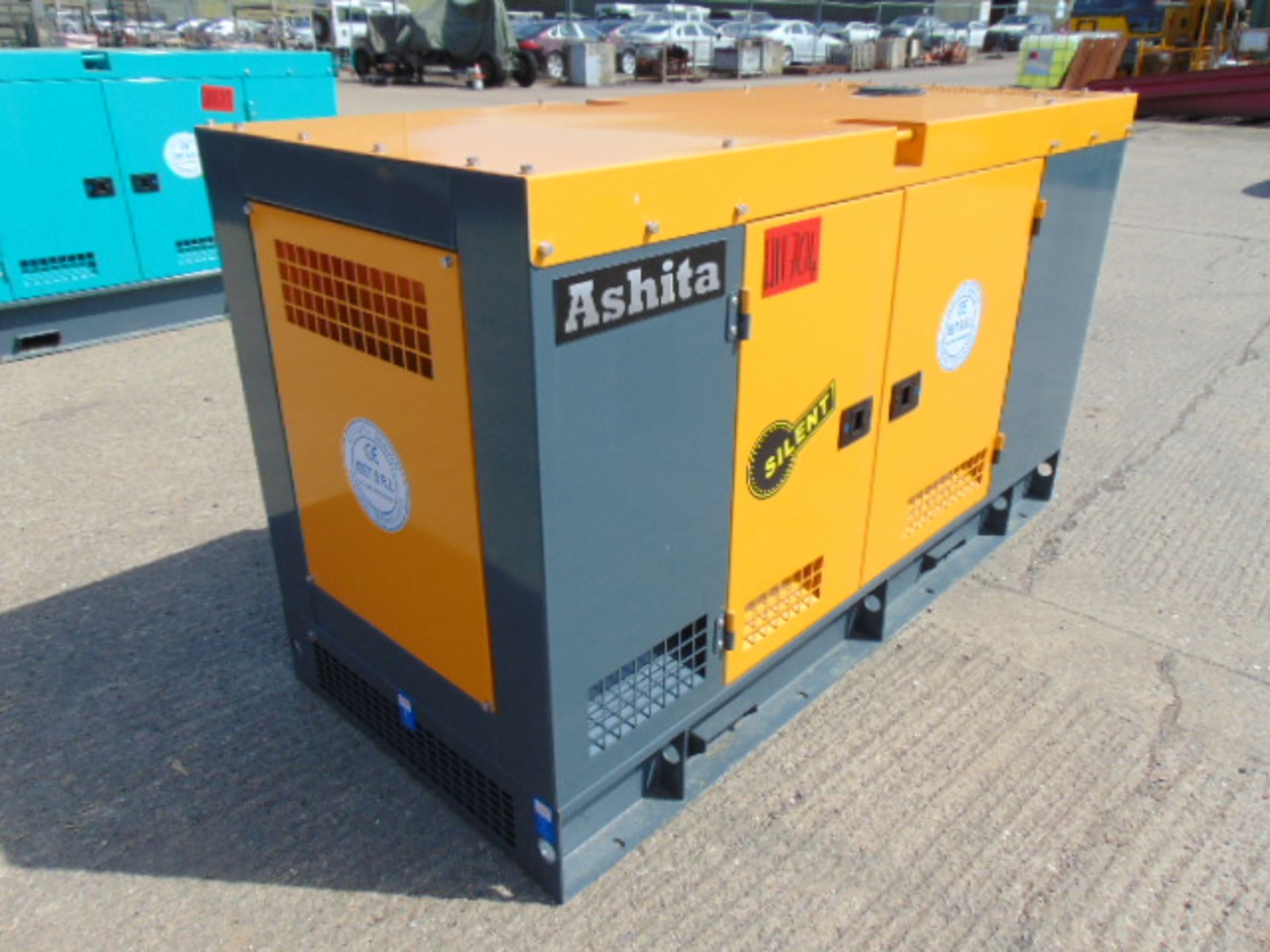 2020 UNISSUED 40 KVA 3 Phase Silent Diesel Generator Set. This generator is 3 phase 380 volt 50 Hz - Image 2 of 19
