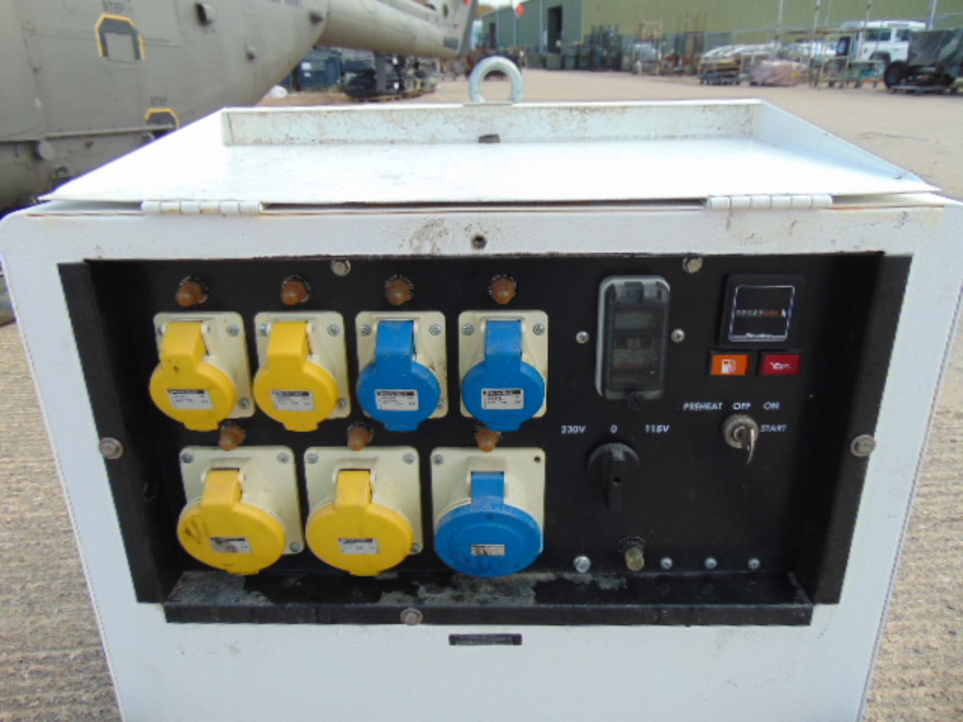 Pramac P11000 Single Phase 10.3 KVA Yanmar Diesel Silenced Generator 2,327 HRS ONLY - Image 6 of 13