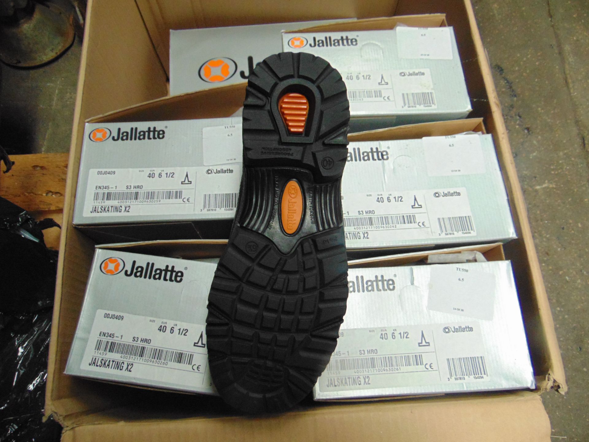 6X PAIRS OF JALLATTE BOOTS UNISSUED size 40/ 6.5 - Image 4 of 5