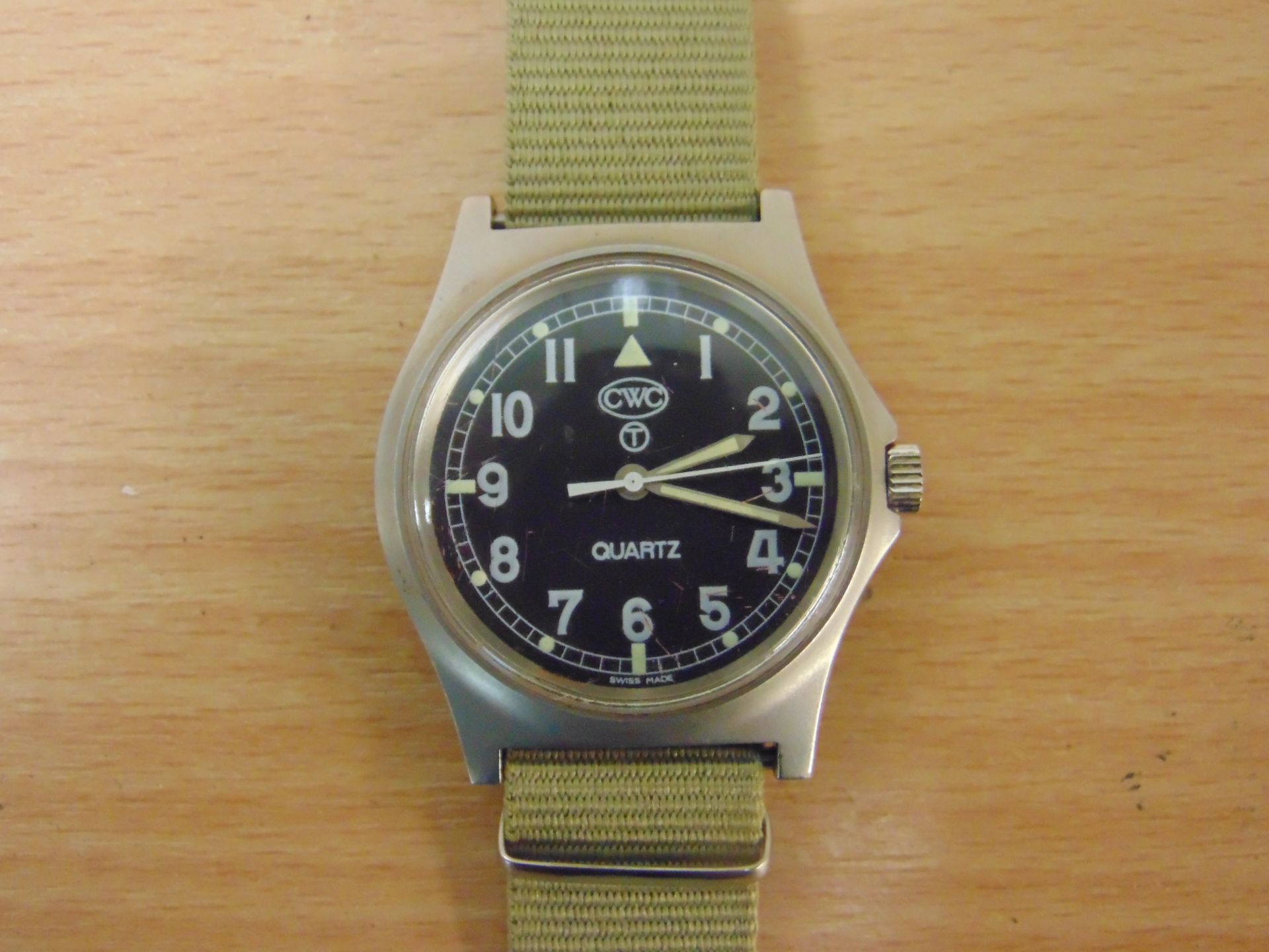 VERY RARE 0552 CWC ROYAL MARINES ISSUE SERVICE WATCH DATE 1989 (GULF WAR)