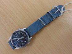 SEIKO GEN 2 RAF ISSUE PILOTS CHRONO WATCH NATO MARKINGS DATED 1997