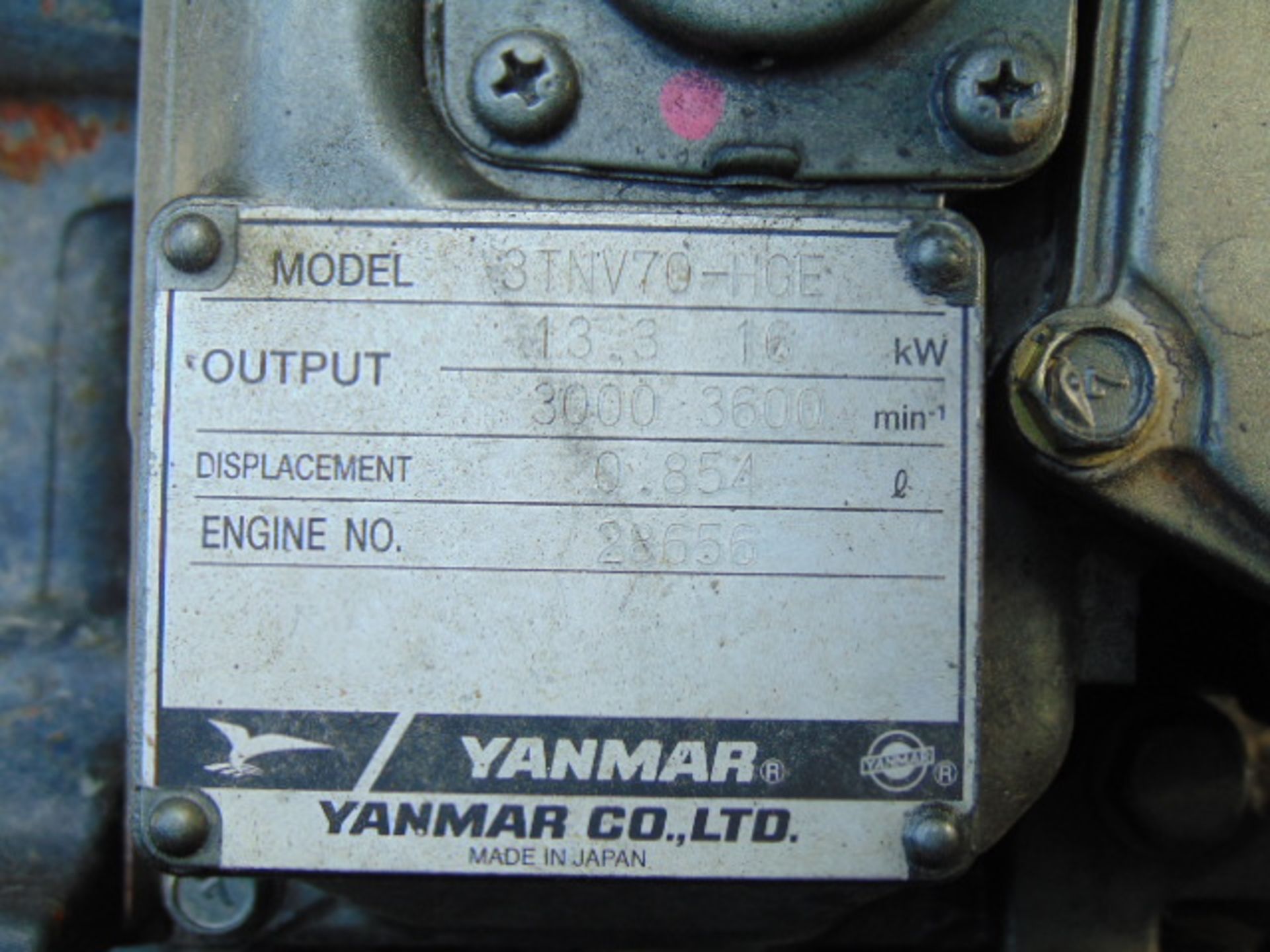 Pramac P11000 Single Phase 10.3 KVA Yanmar Diesel Silenced Generator 2,327 HRS ONLY - Image 12 of 13