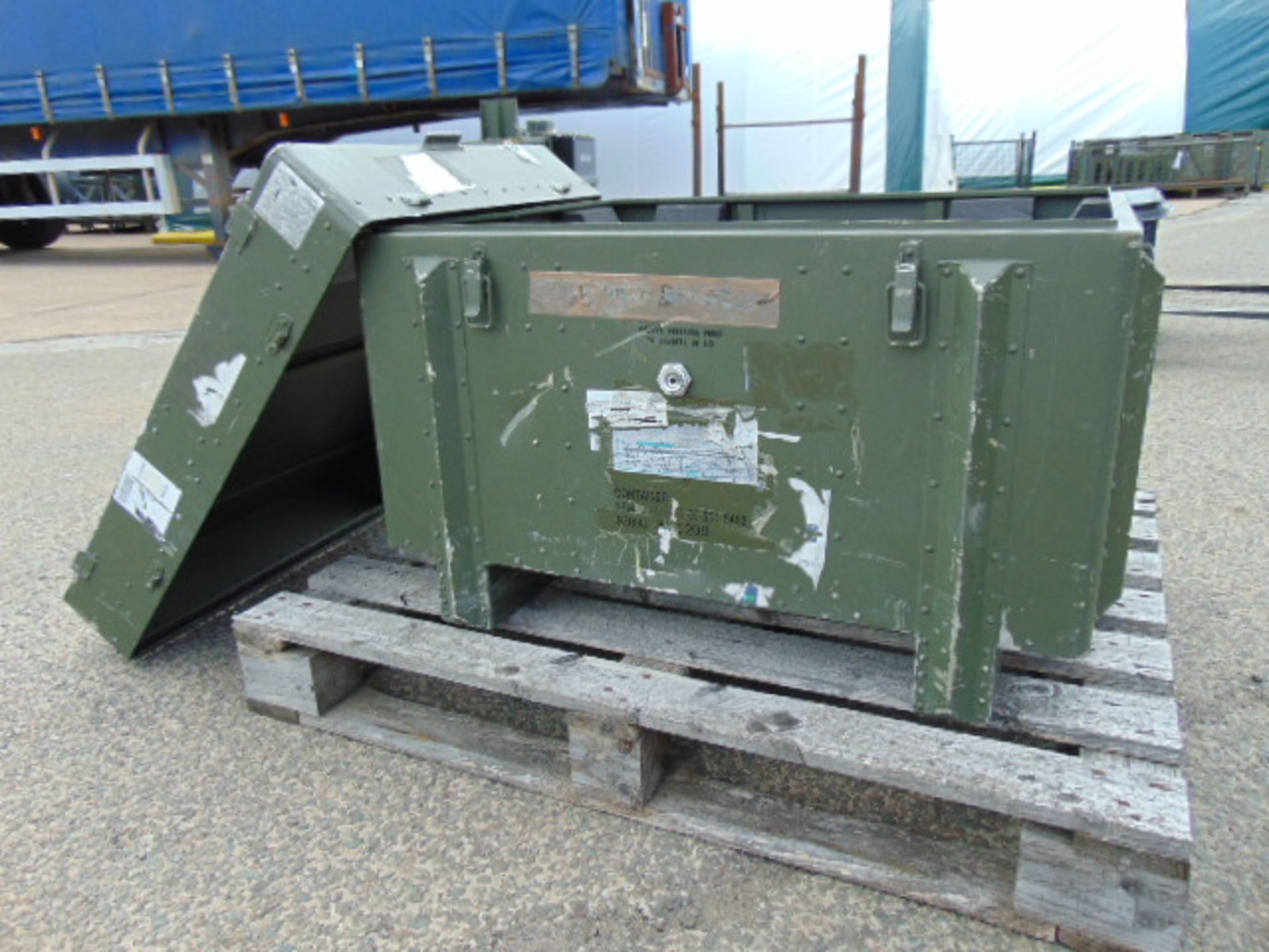 Large Heavy Duty Secure Storage Box as shown - Image 2 of 6