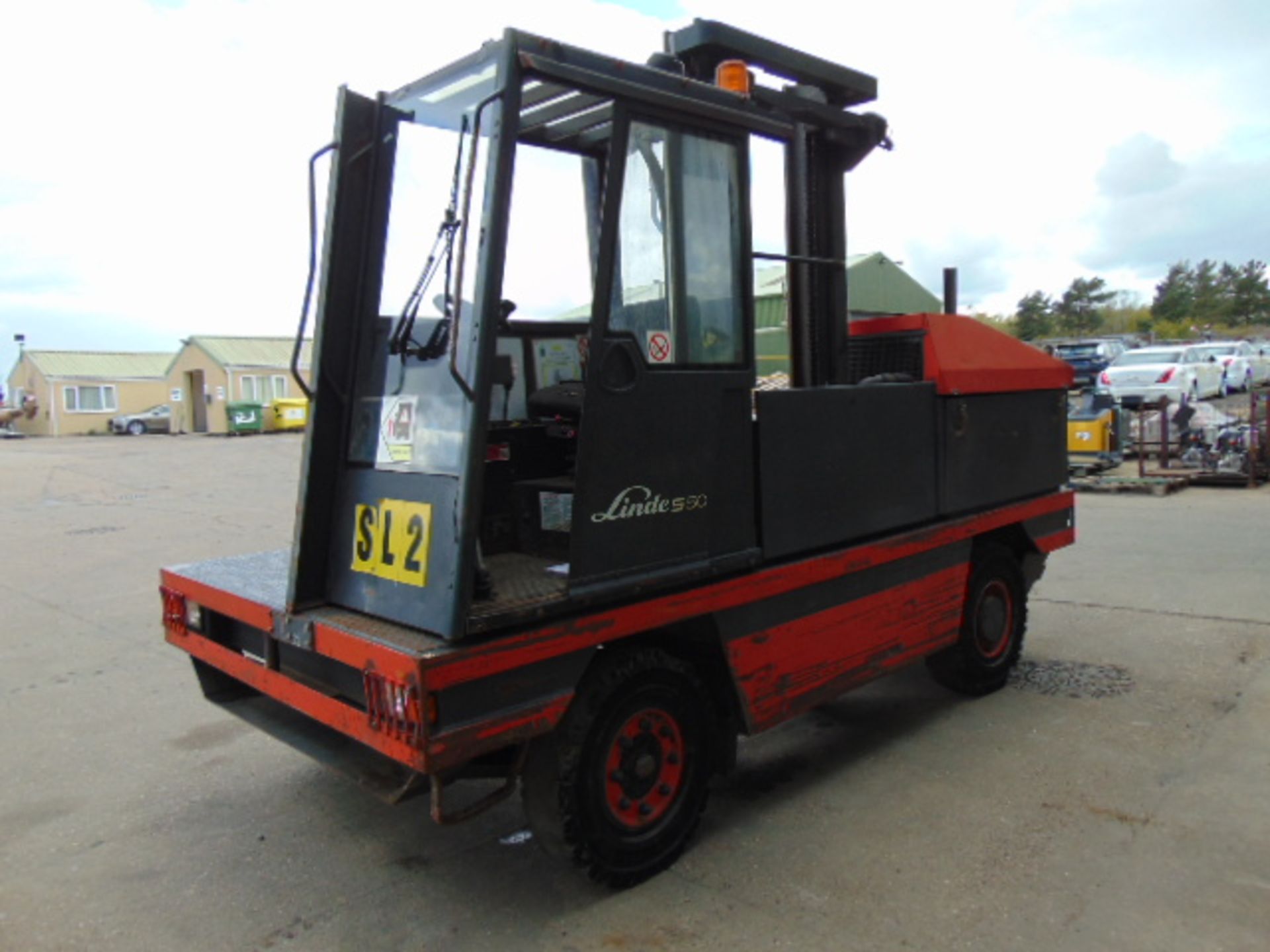 Linde S50 Sideloader Diesel Forklift - Image 9 of 15