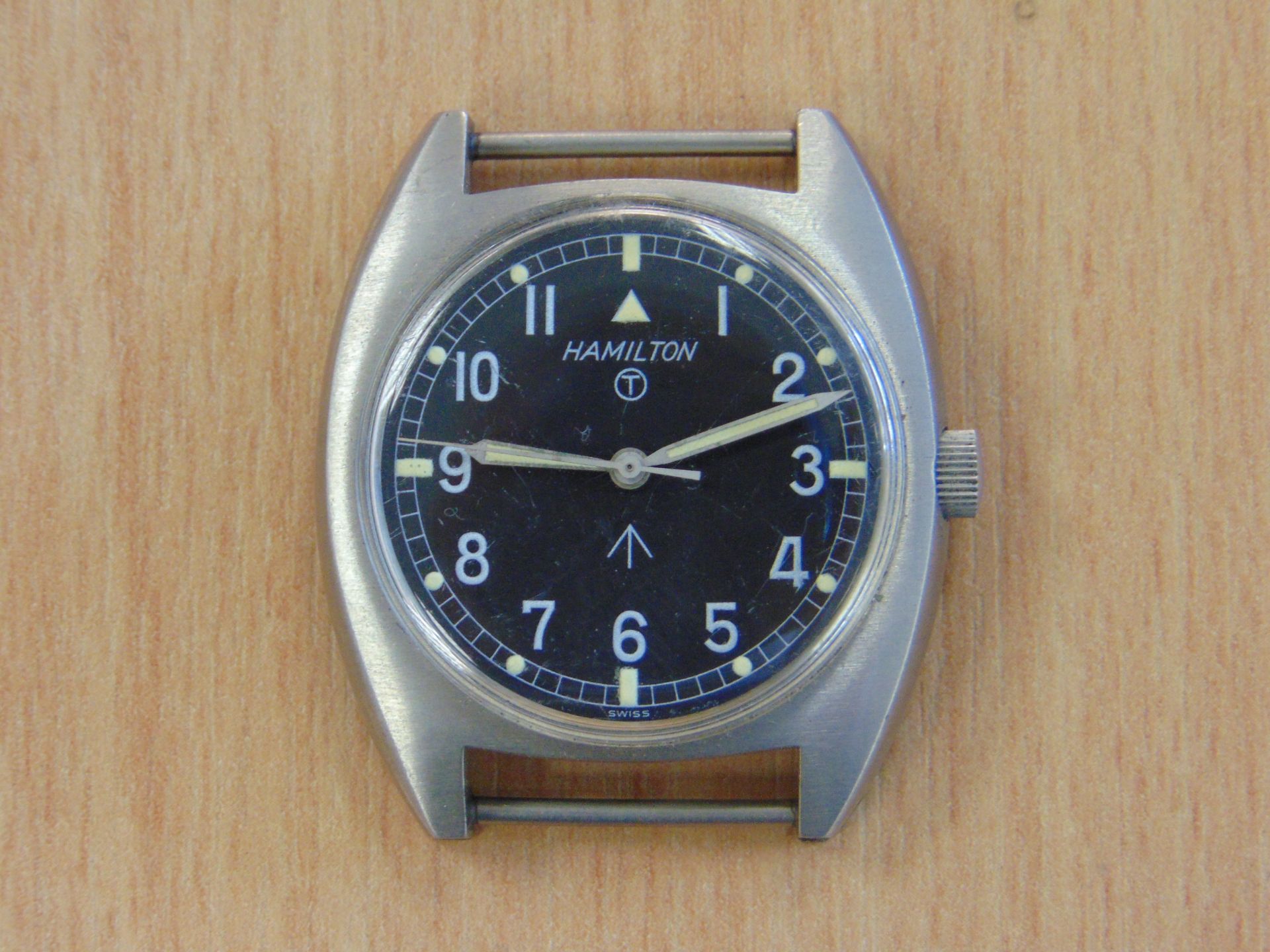 V.V. RARE UNISSUED HAMITON WIND UP W10 SERVICE WATCH NATO MARKINGS DATED 1973 - Image 4 of 8