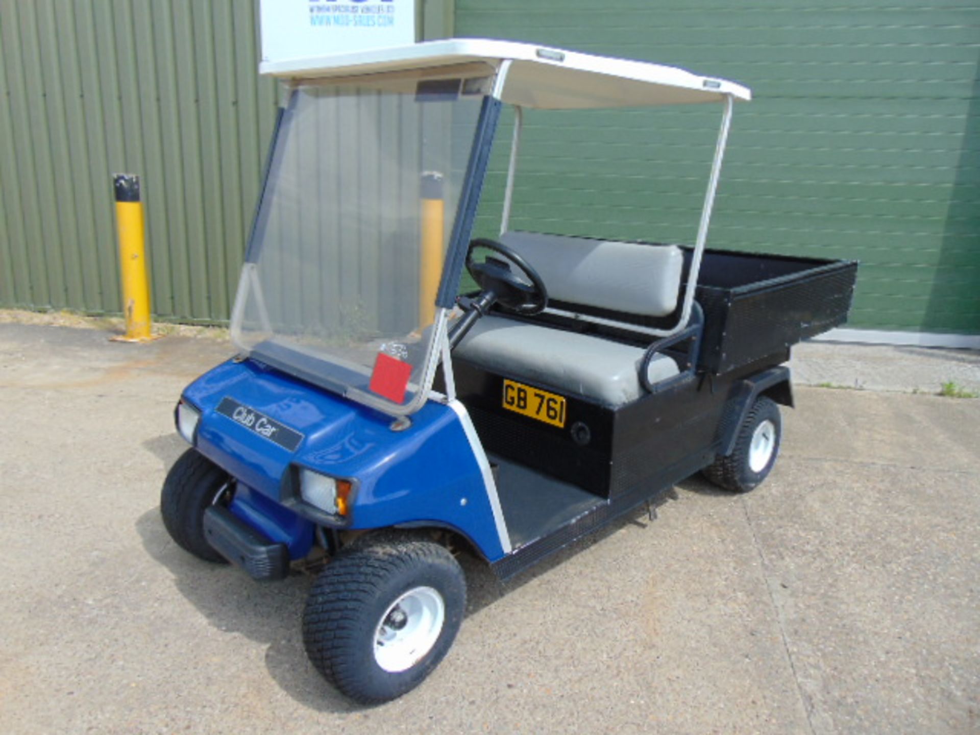 Club Car 2 Seater Golf Buggy / Estate Vehicle C/W Tipping Rear Body