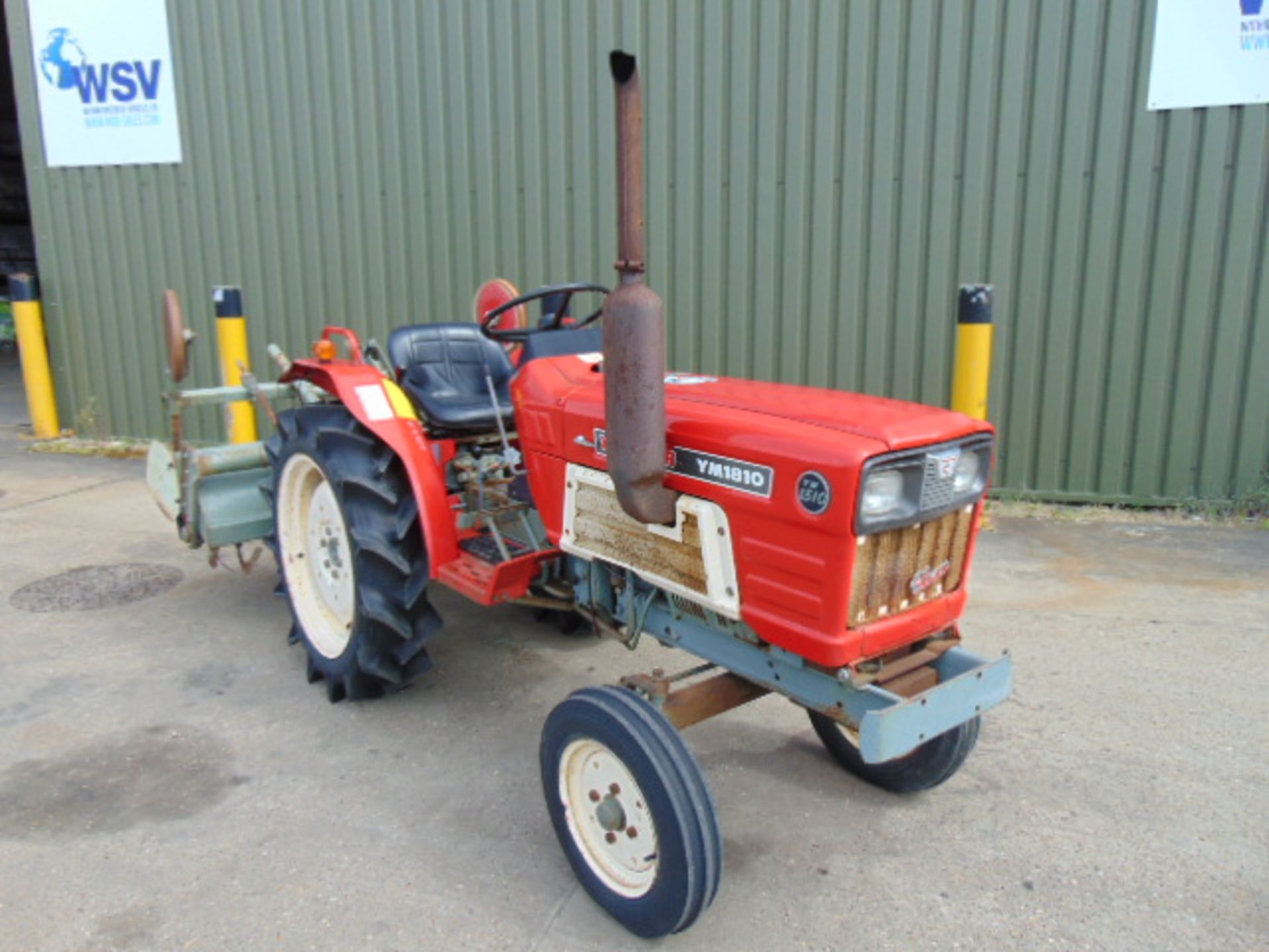 Yanmar YM1810 Compact Tractor c/w Rotavator ONLY 290 HOURS! - Image 2 of 23