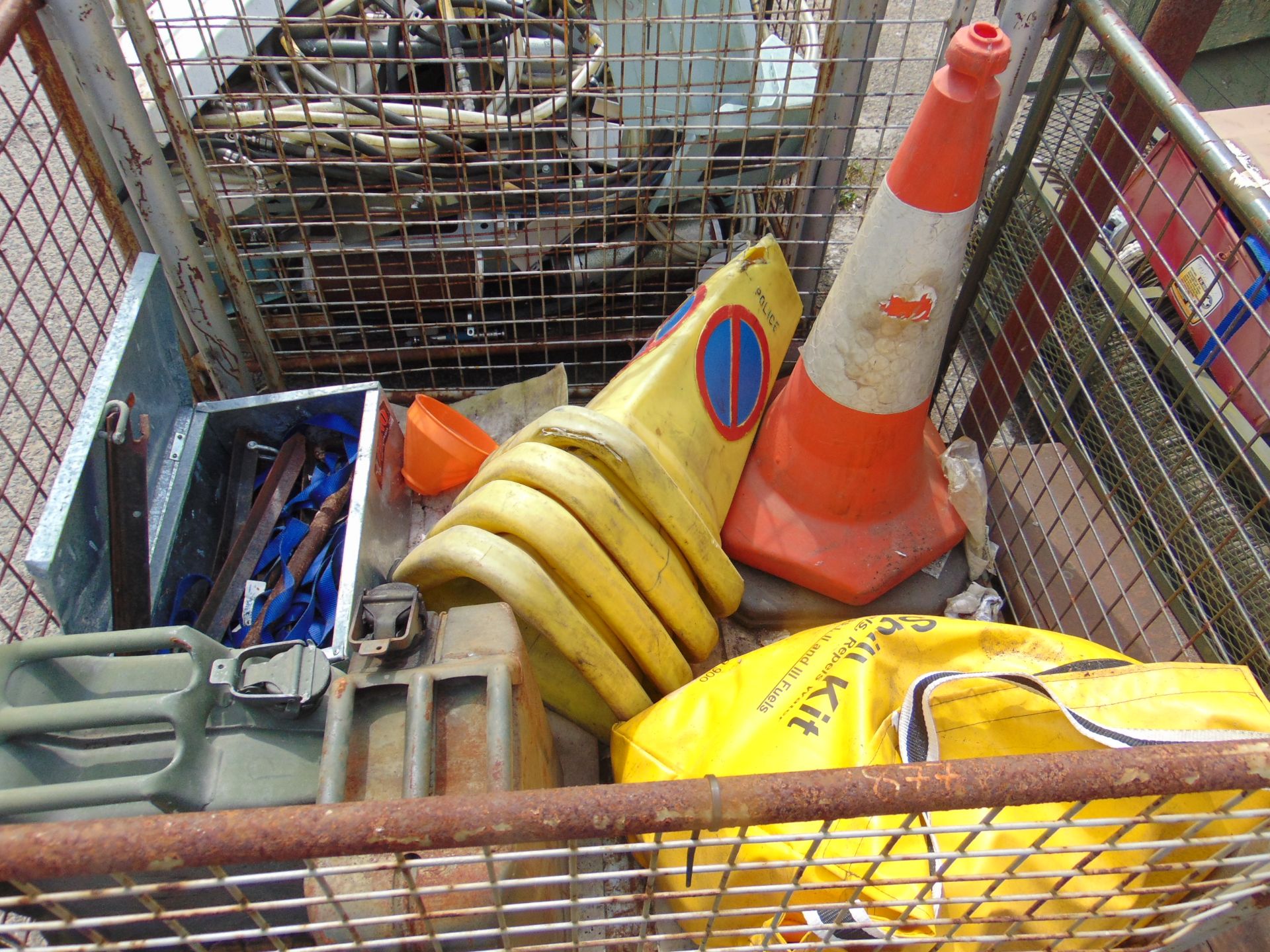 TRAFFIC CONES, JERRY CANS, STRAPS, SPILL KITS ETC - Image 5 of 6