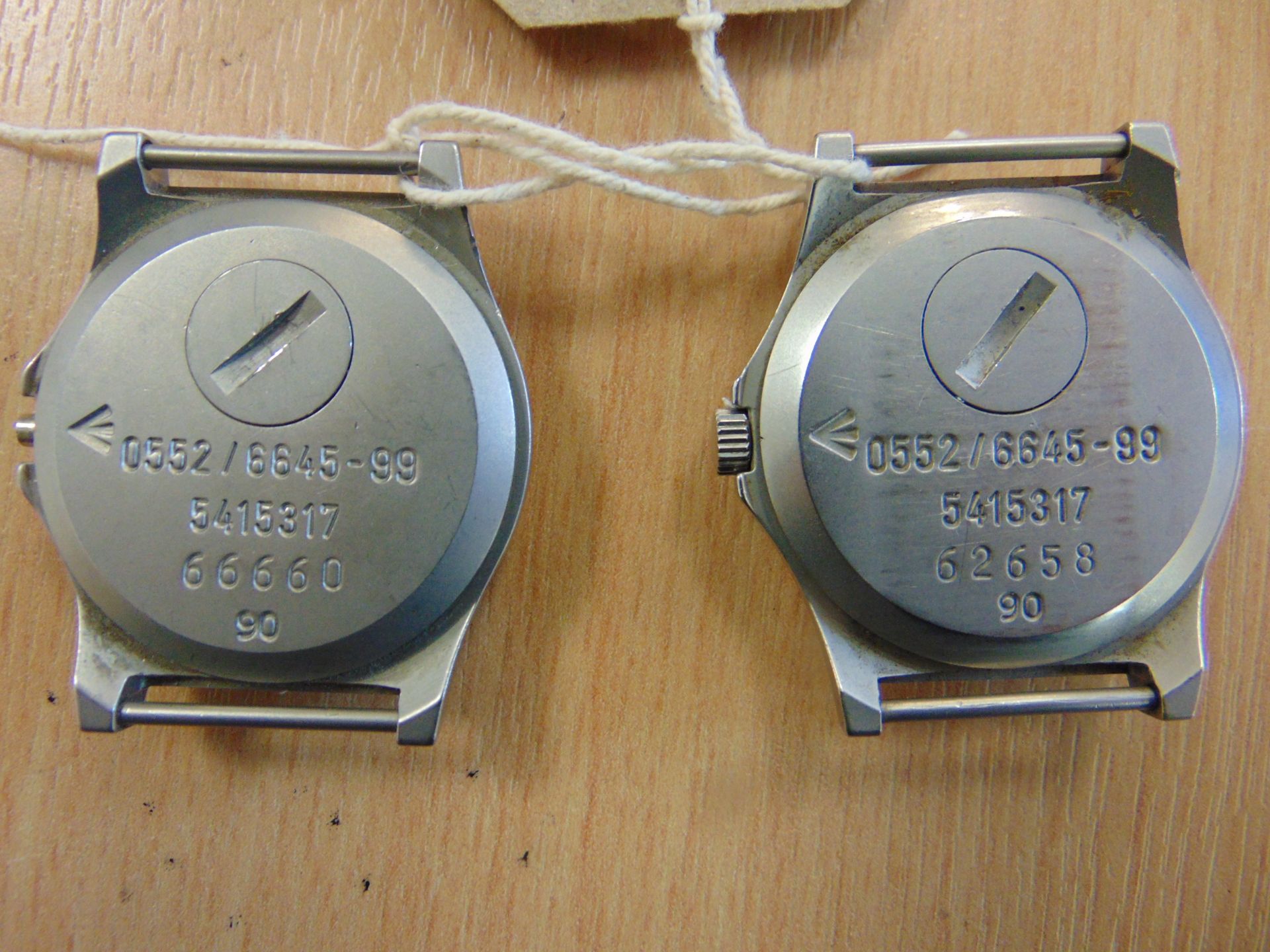 2X CWC 0552 ROYAL MARINES ISSUE SERVICE WATCHES NATO MARKED DATED 1990 - Image 6 of 8