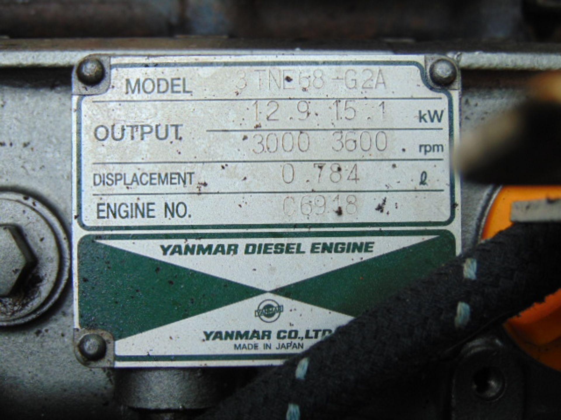 Pramac P11000 Single Phase 10.3 KVA Yanmar Diesel Silenced Generator 1,641 HRS ONLY - Image 11 of 12