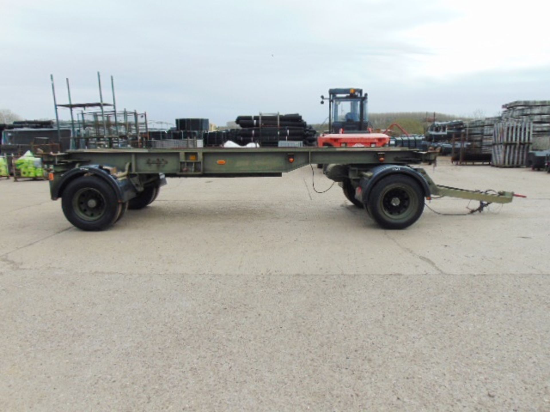 King DB20 2 axle drawbar skeletal trailer - Image 5 of 21